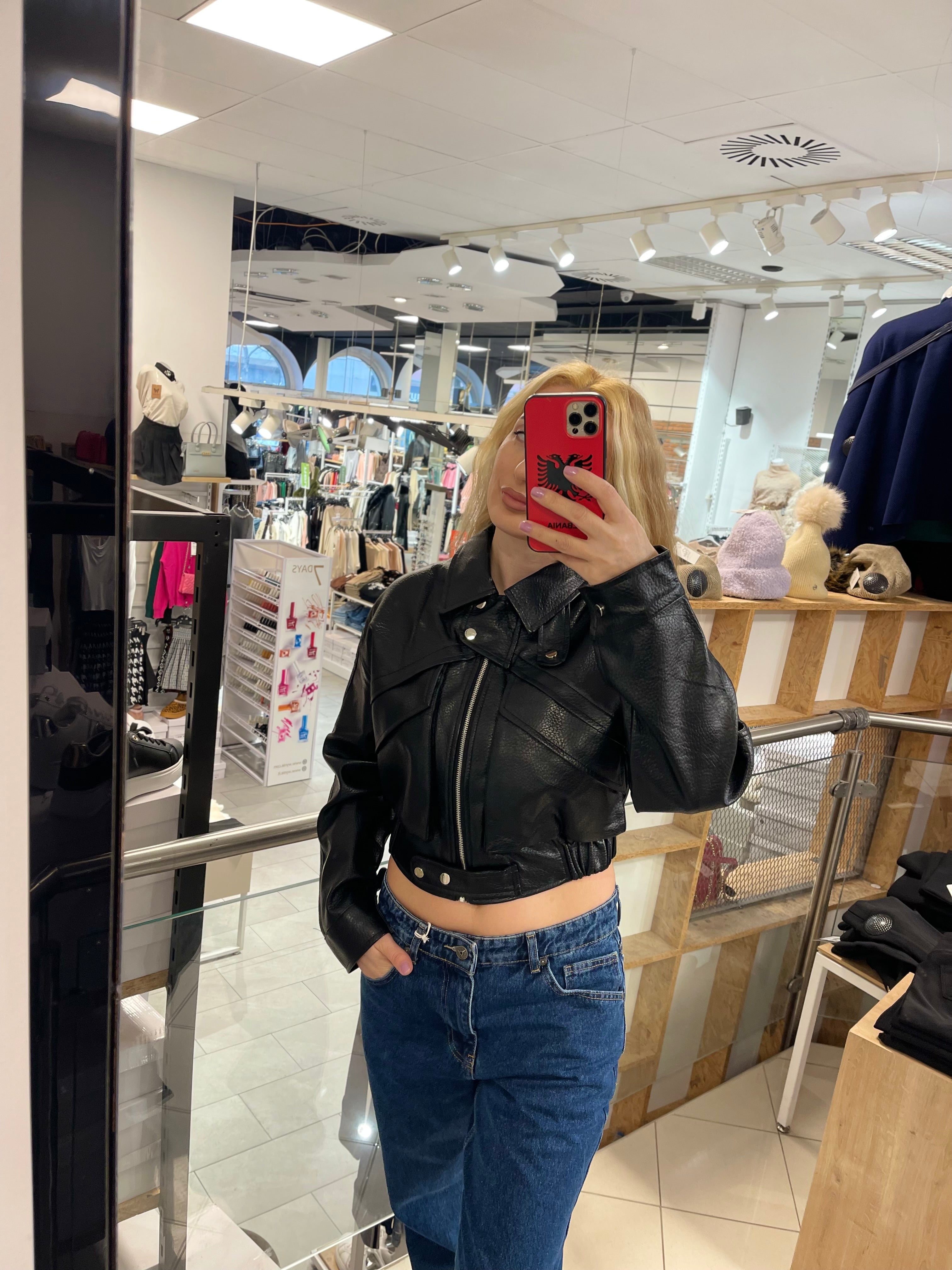 JACKY LEDERJACKE AUS PU