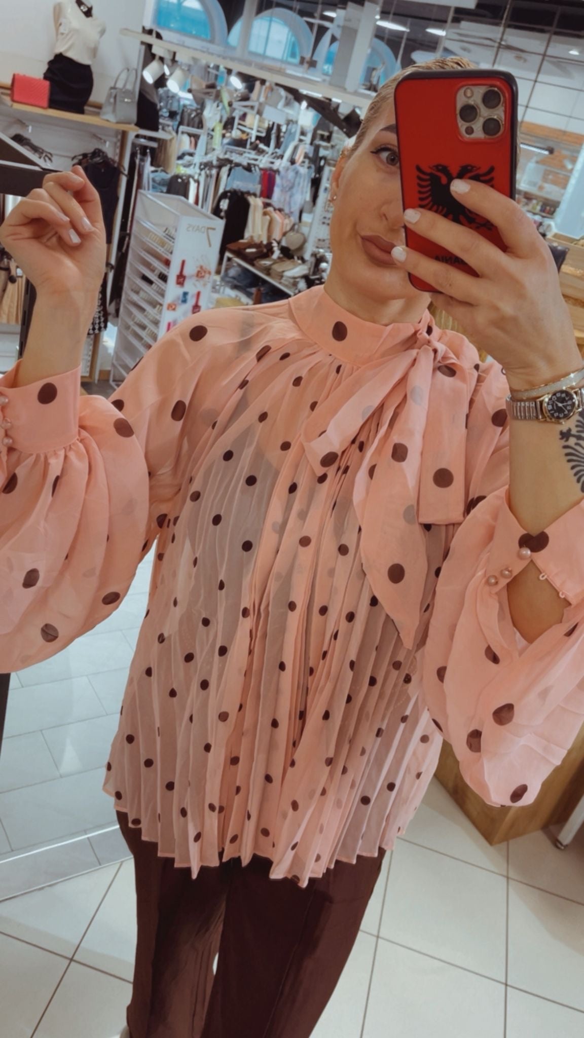 PÜNKTCHEN BLUSE TAMARA