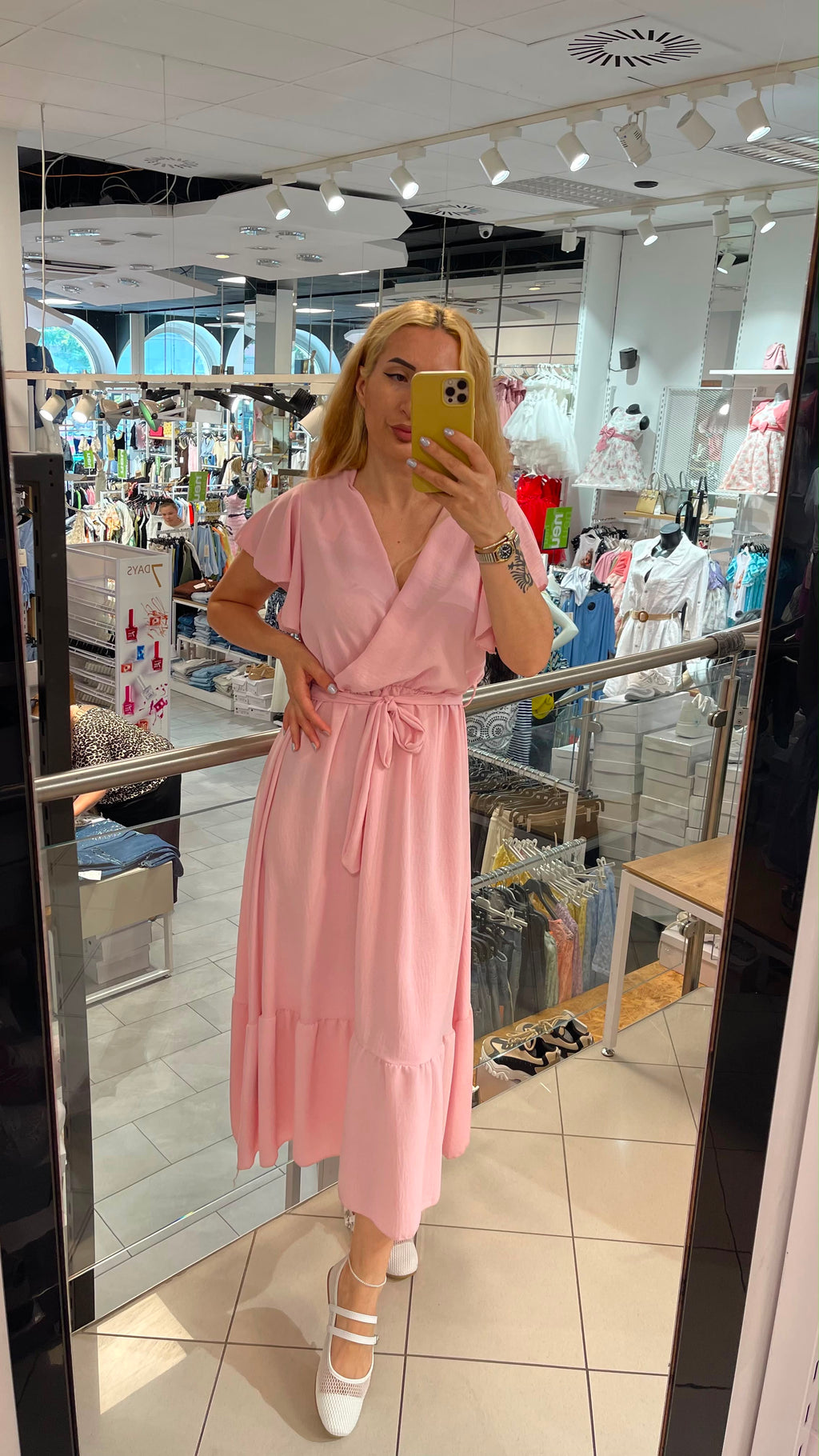 Maxi Volante Kleid Gabriela