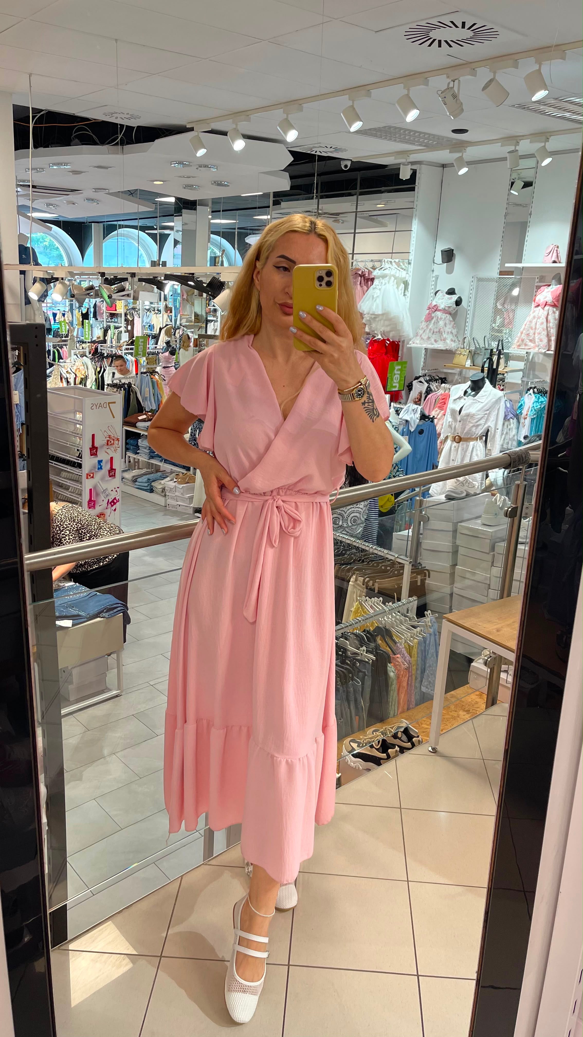 Maxi Volante Kleid Gabriela