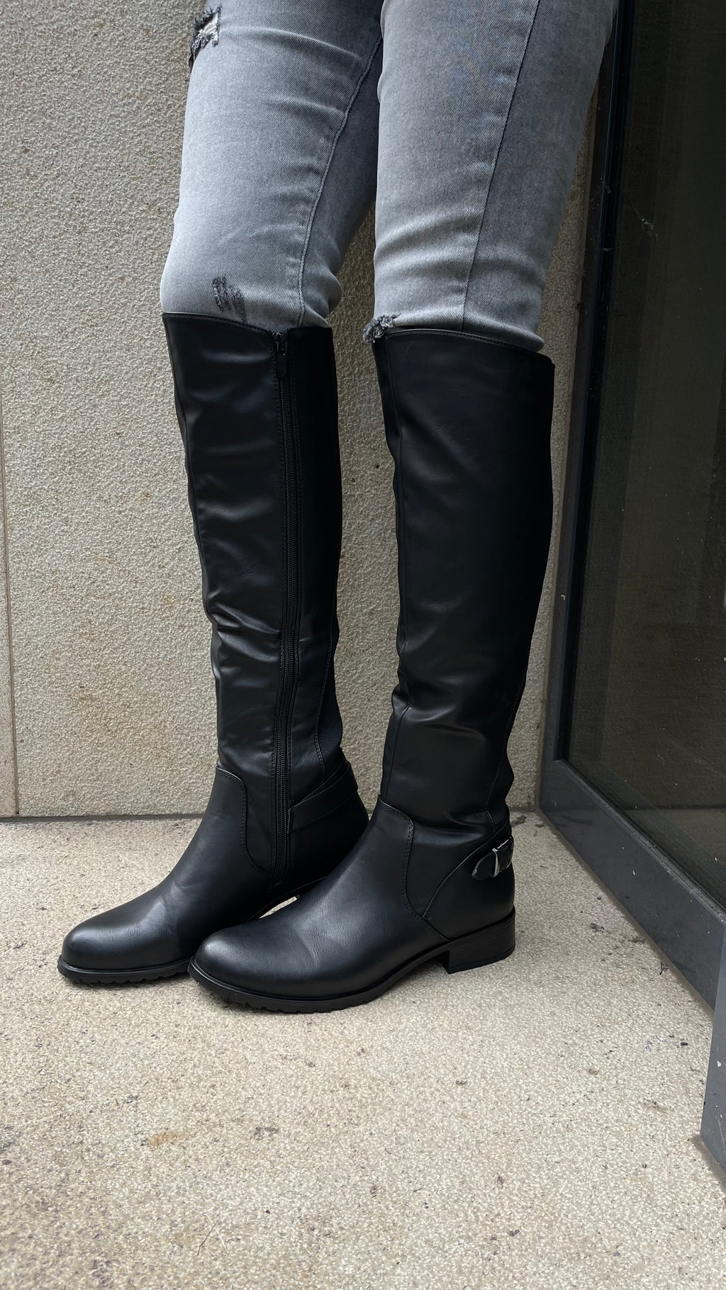 REITERSTIL STIEFEL IN SCHWARZ