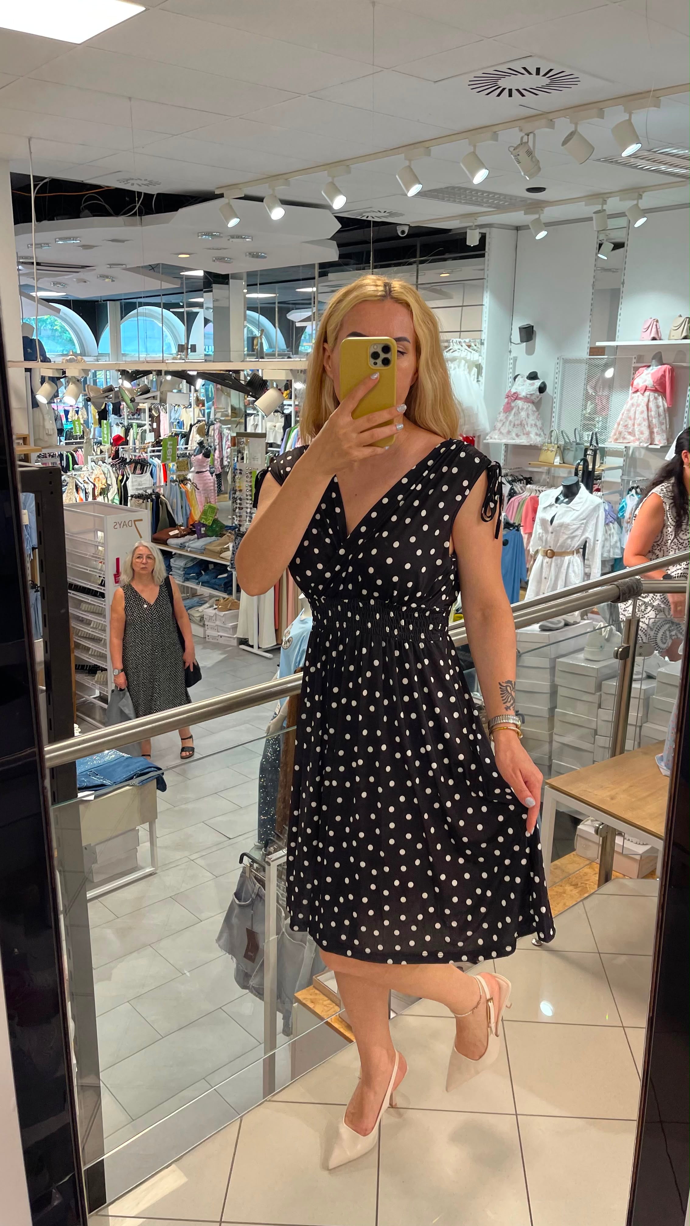 Pünktchen Kleid Silvia