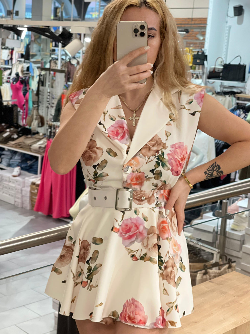 Bella Italia Flower Dress / Overallkleid