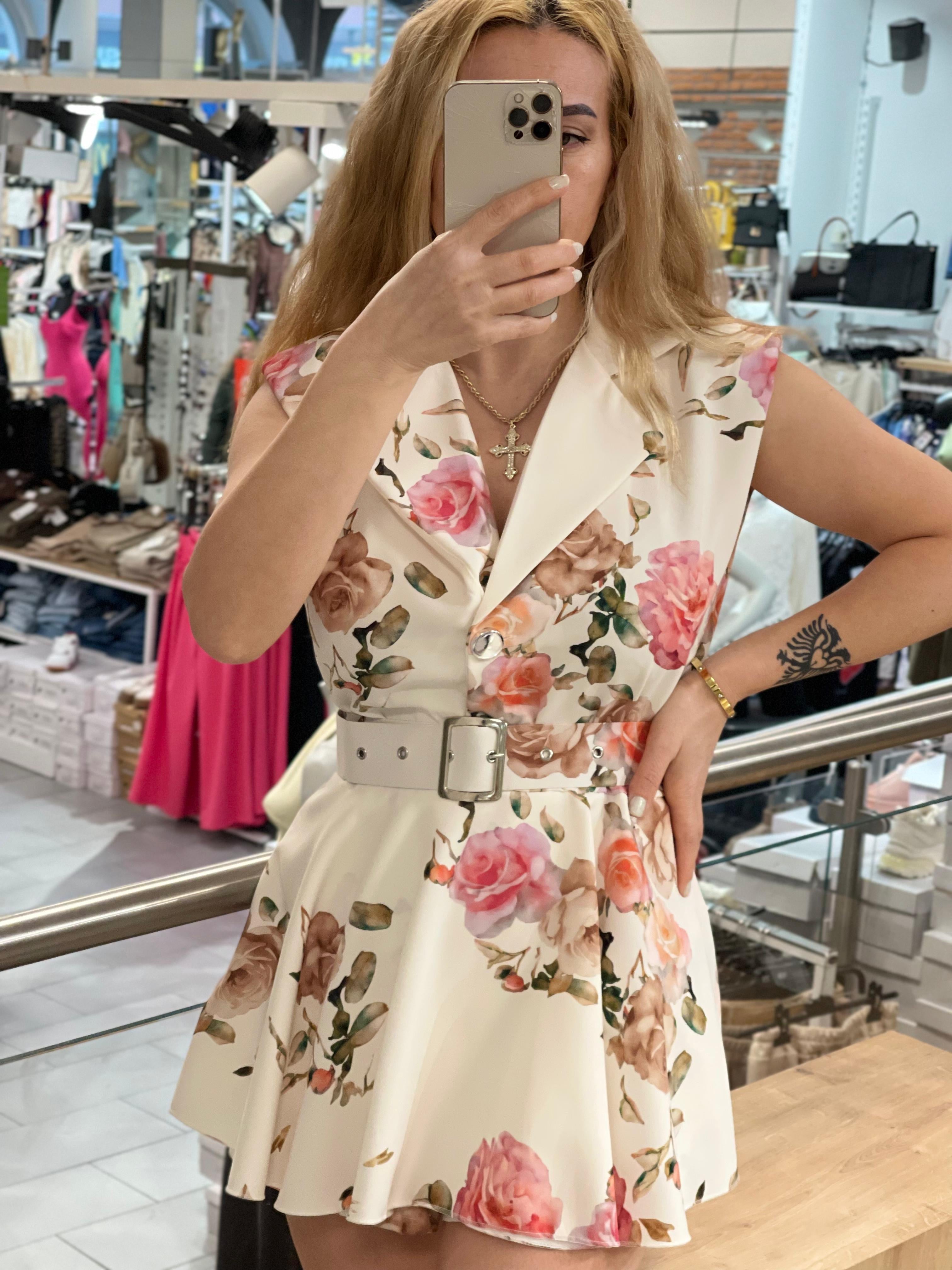 Bella Italia Flower Dress / Overallkleid
