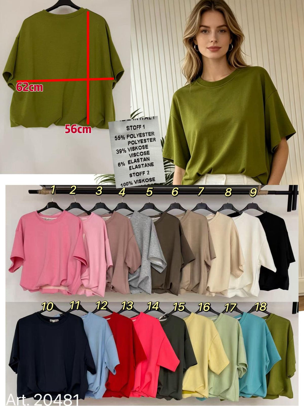 Ballon Shirt Ines – Oversize Damen T-Shirt | Danity