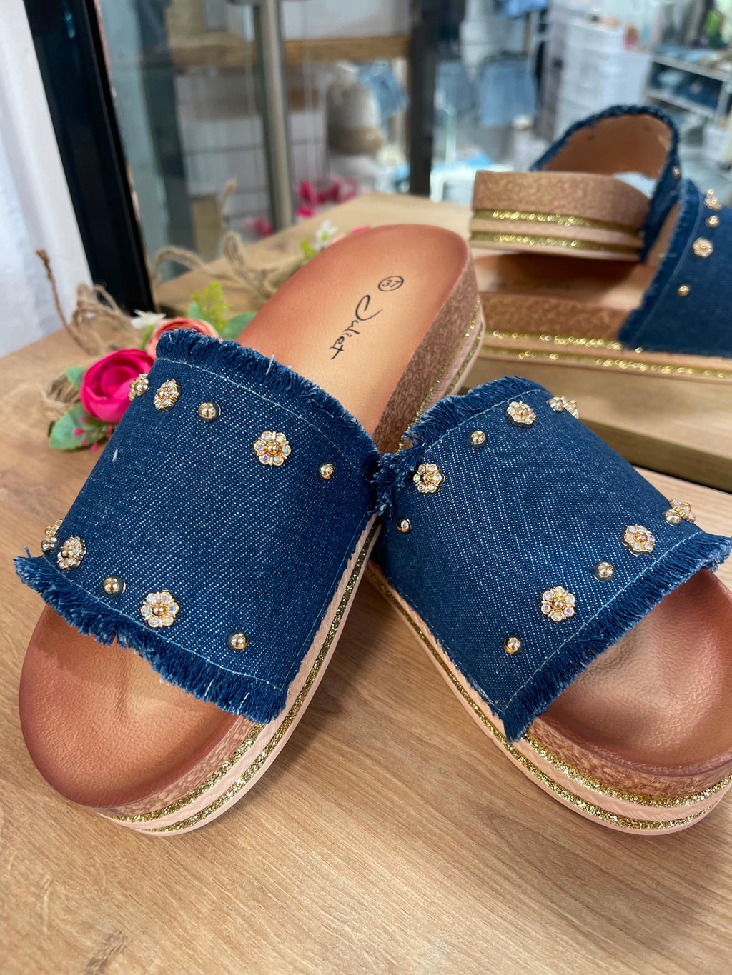 Jeans Sandalen