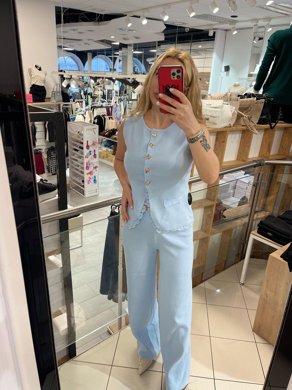 FEINSTRICK ZWEITEILER CLAUDIA