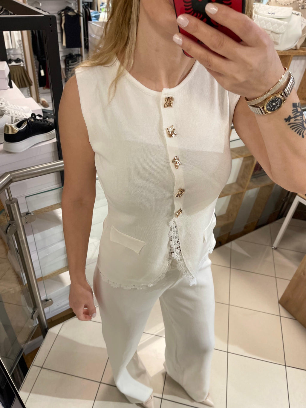 FEINSTRICK ZWEITEILER CLAUDIA