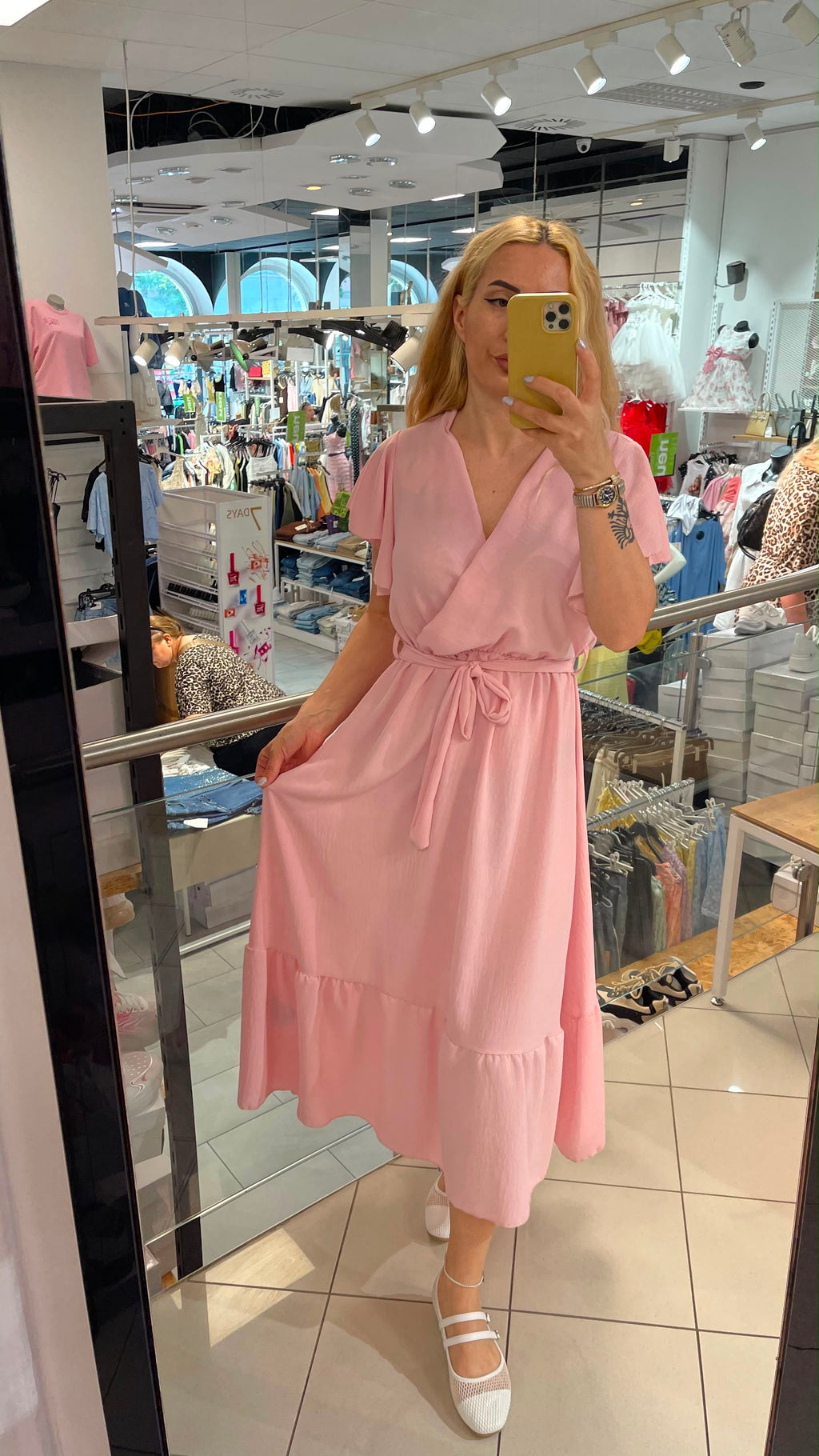 Maxi Volante Kleid Gabriela
