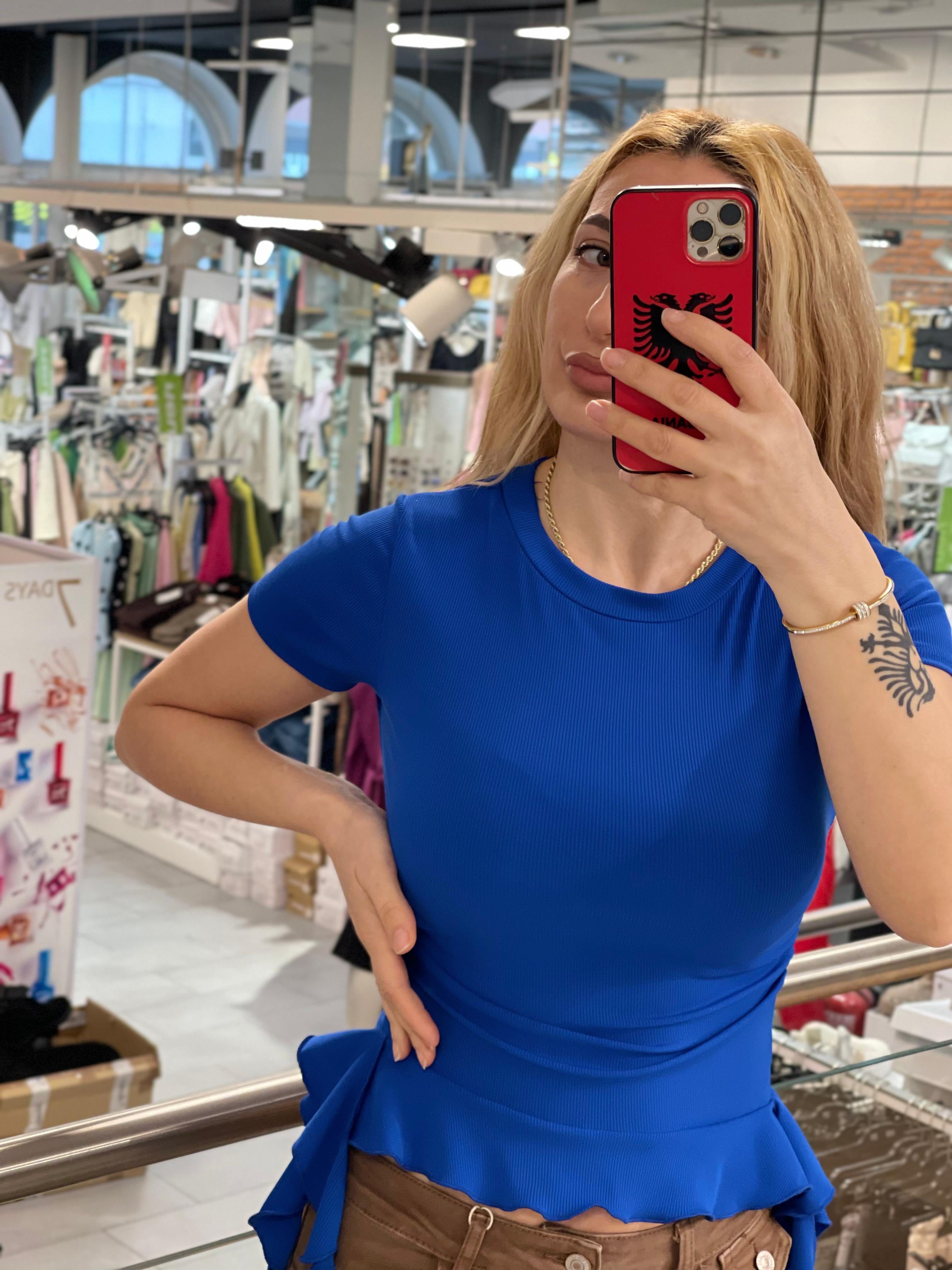 Shirt Zeinab mit Rüschchen