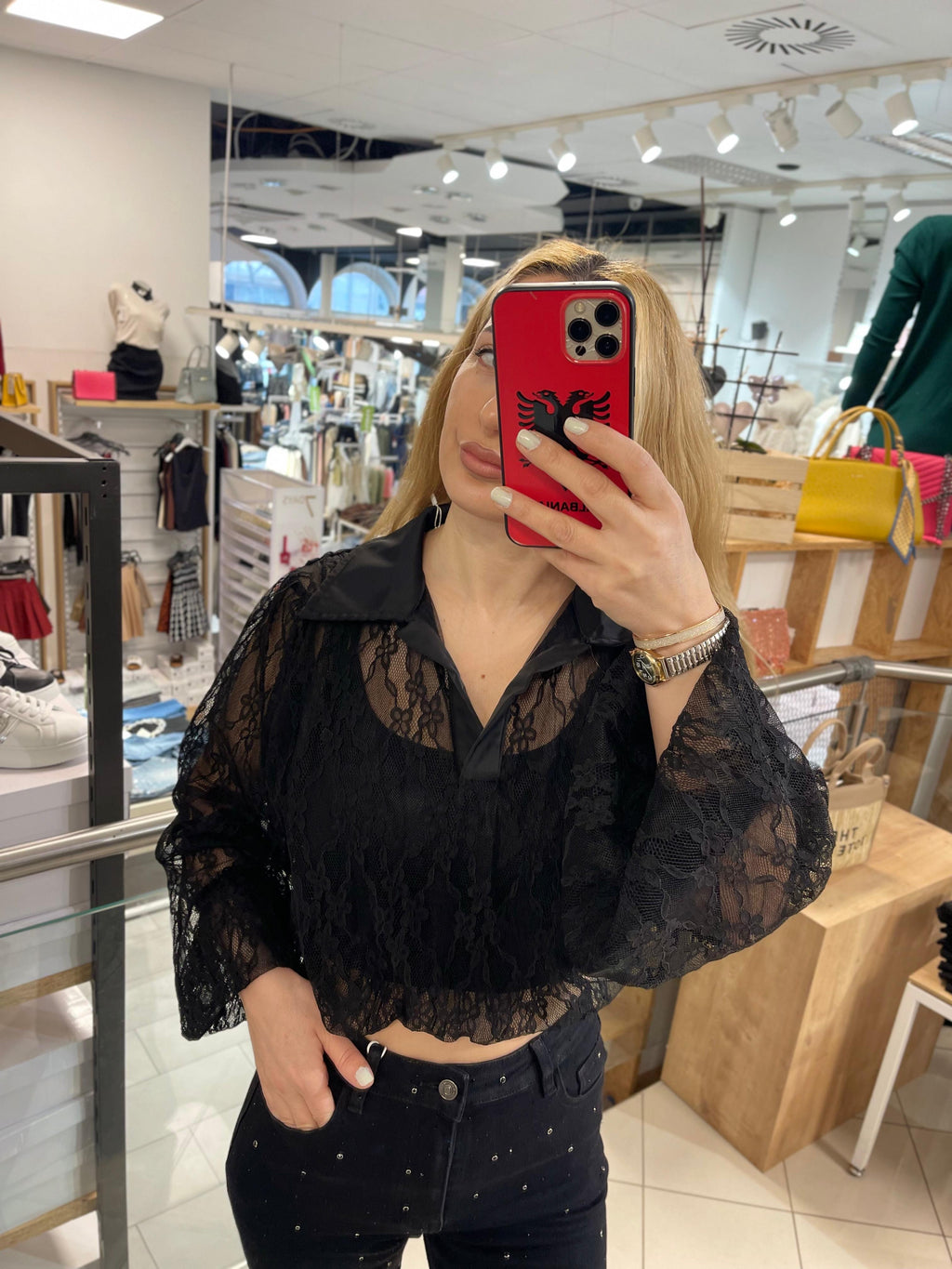 Spitzen Bluse Jenny