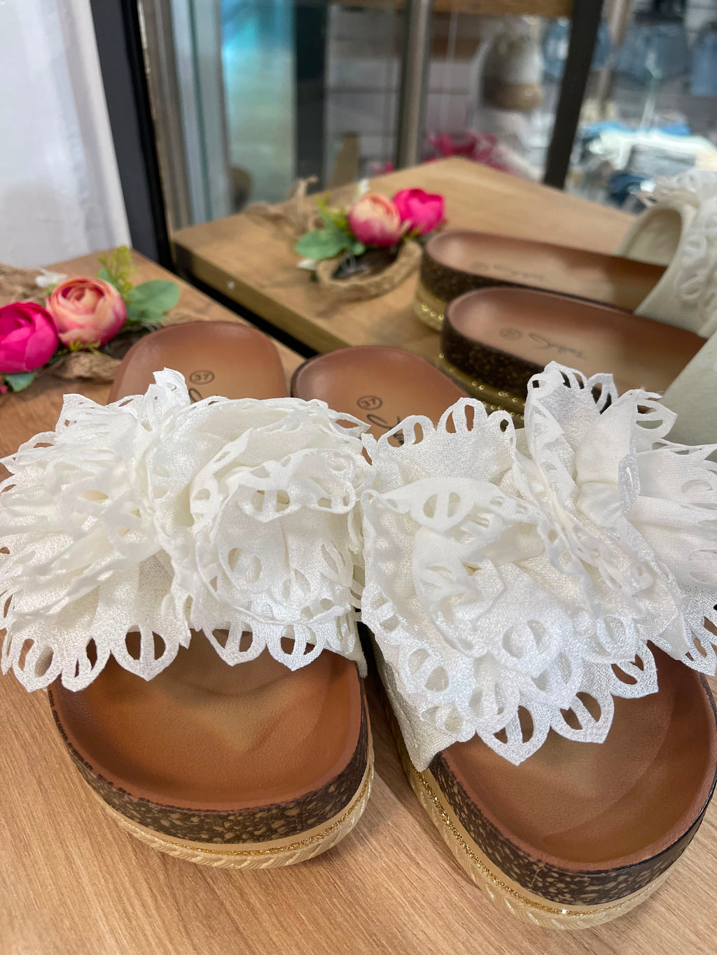 Blumen Sandalen
