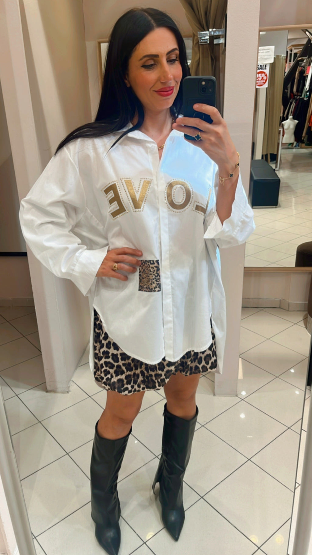OVERSIZED BLUSE LOVE