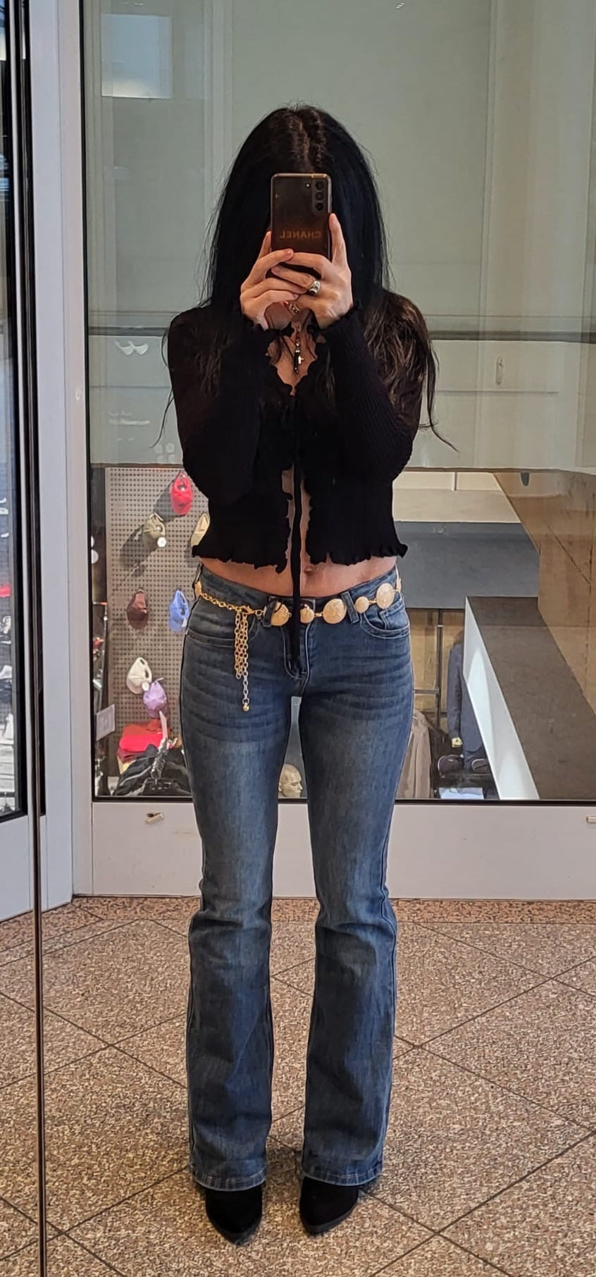 Hüft-Jeans Mila