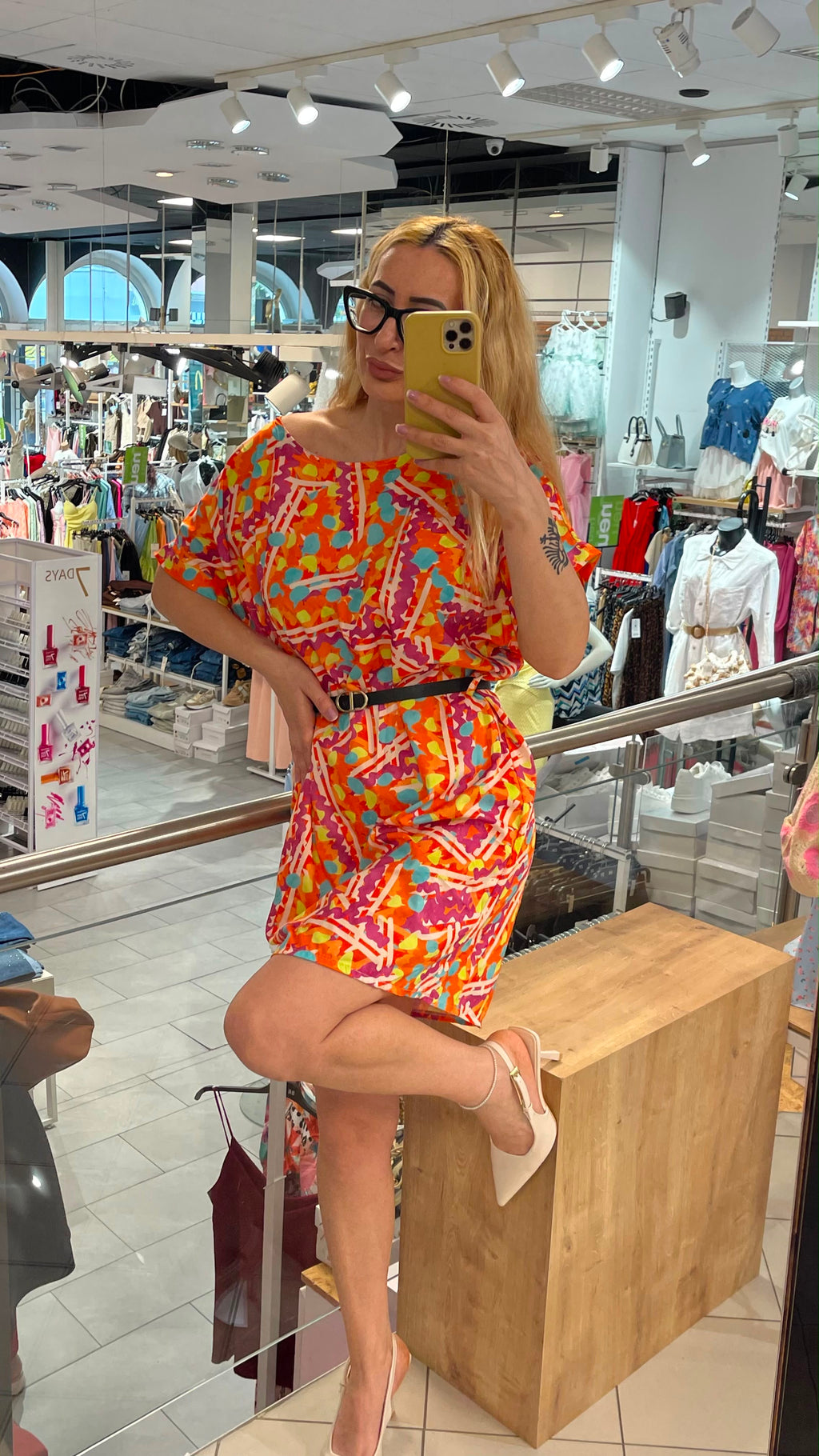 Vestido colorblock Mila