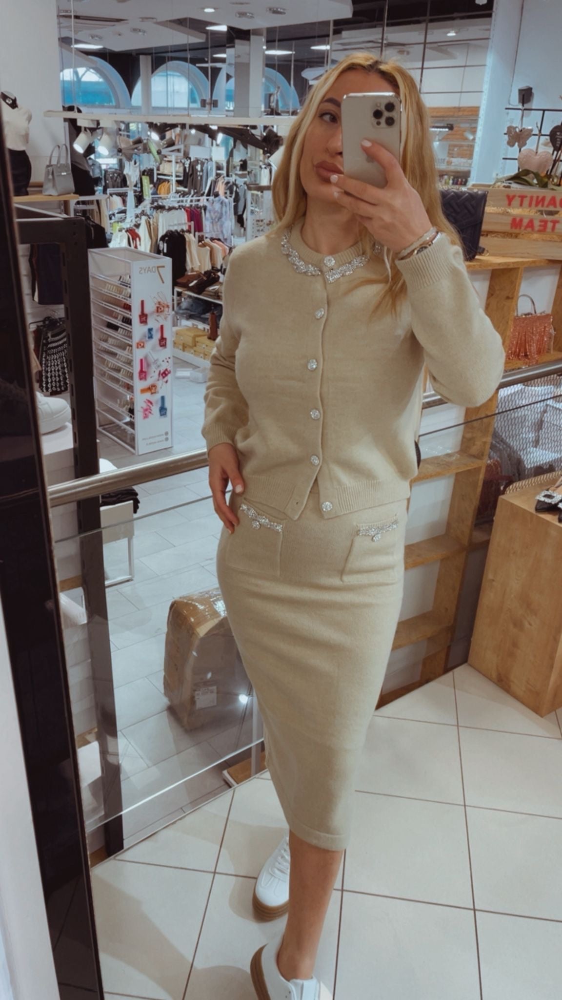 ZWEITEILER FEINSTRICK SET