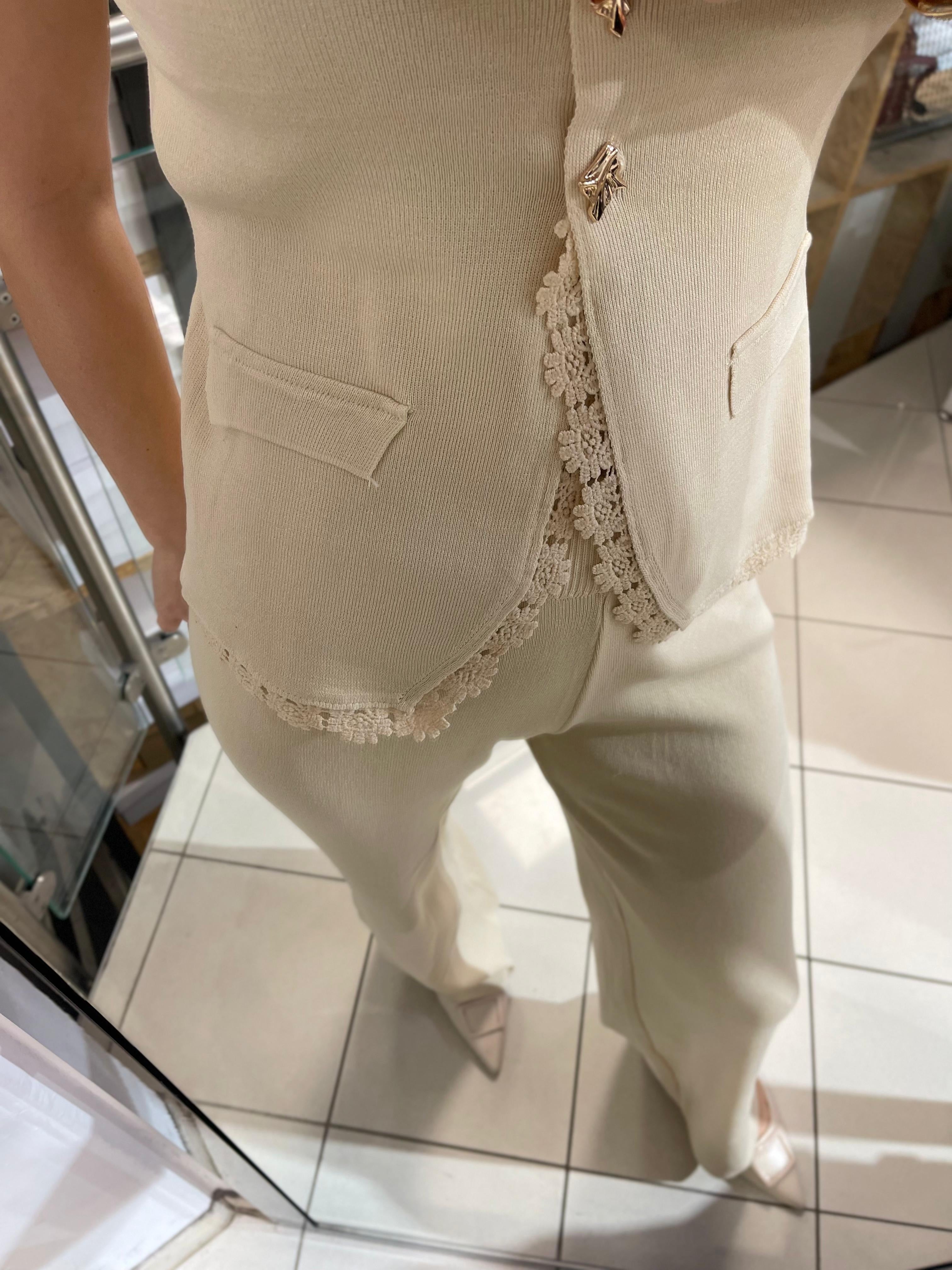 FEINSTRICK ZWEITEILER CLAUDIA