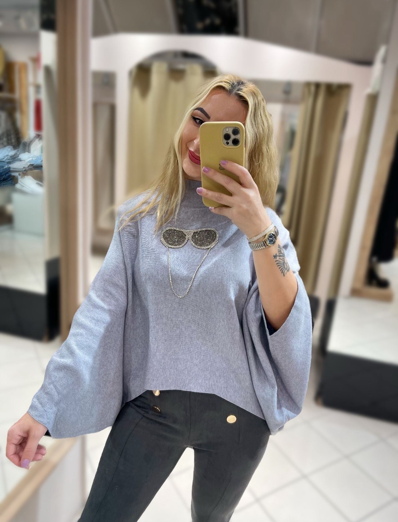 PULLOVER RAGLAN ÄRMEL