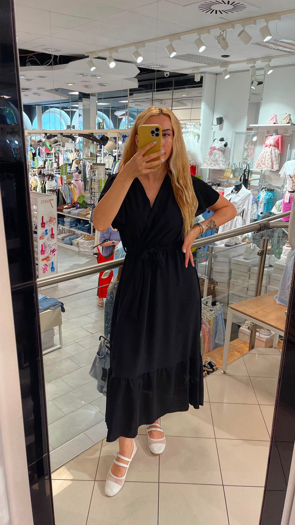 Maxi Volante Kleid Gabriela