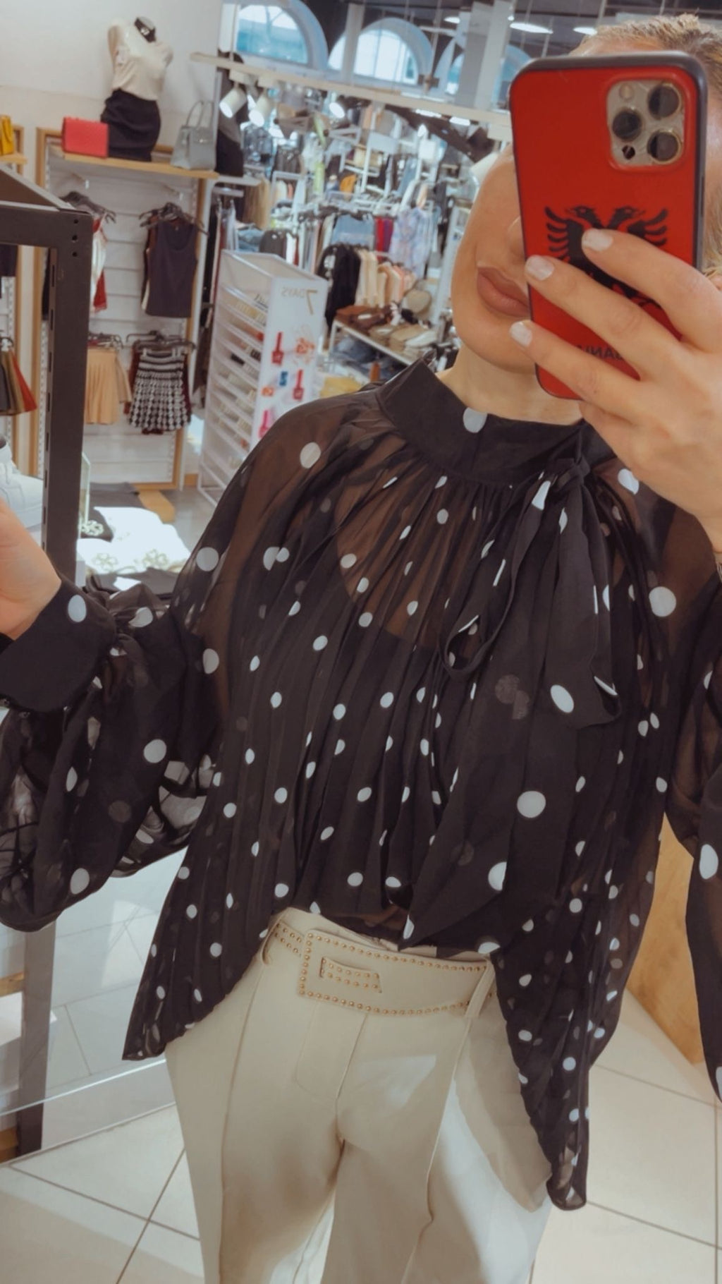 PÜNKTCHEN BLUSE TAMARA