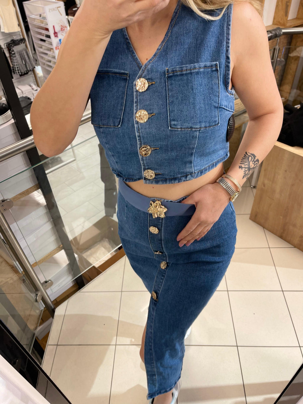 JEANS ZWEITEILER ELLA