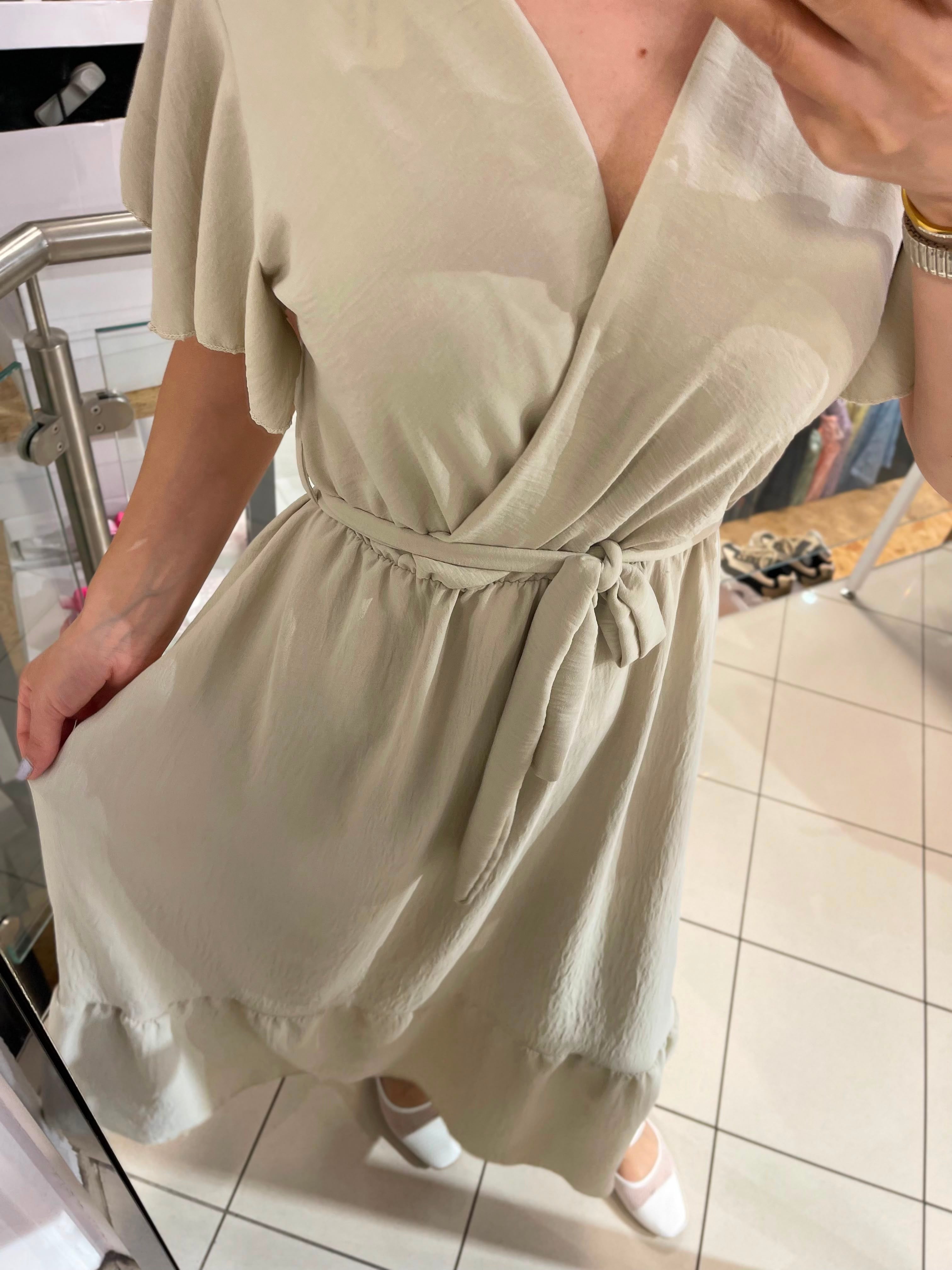 Maxi Volante Kleid Gabriela
