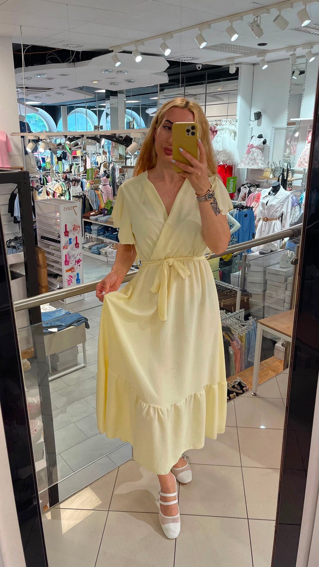 Maxi Volante Kleid Gabriela