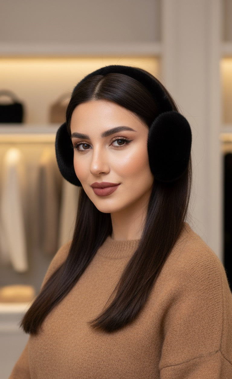 Kunstfell Ohrwärmer