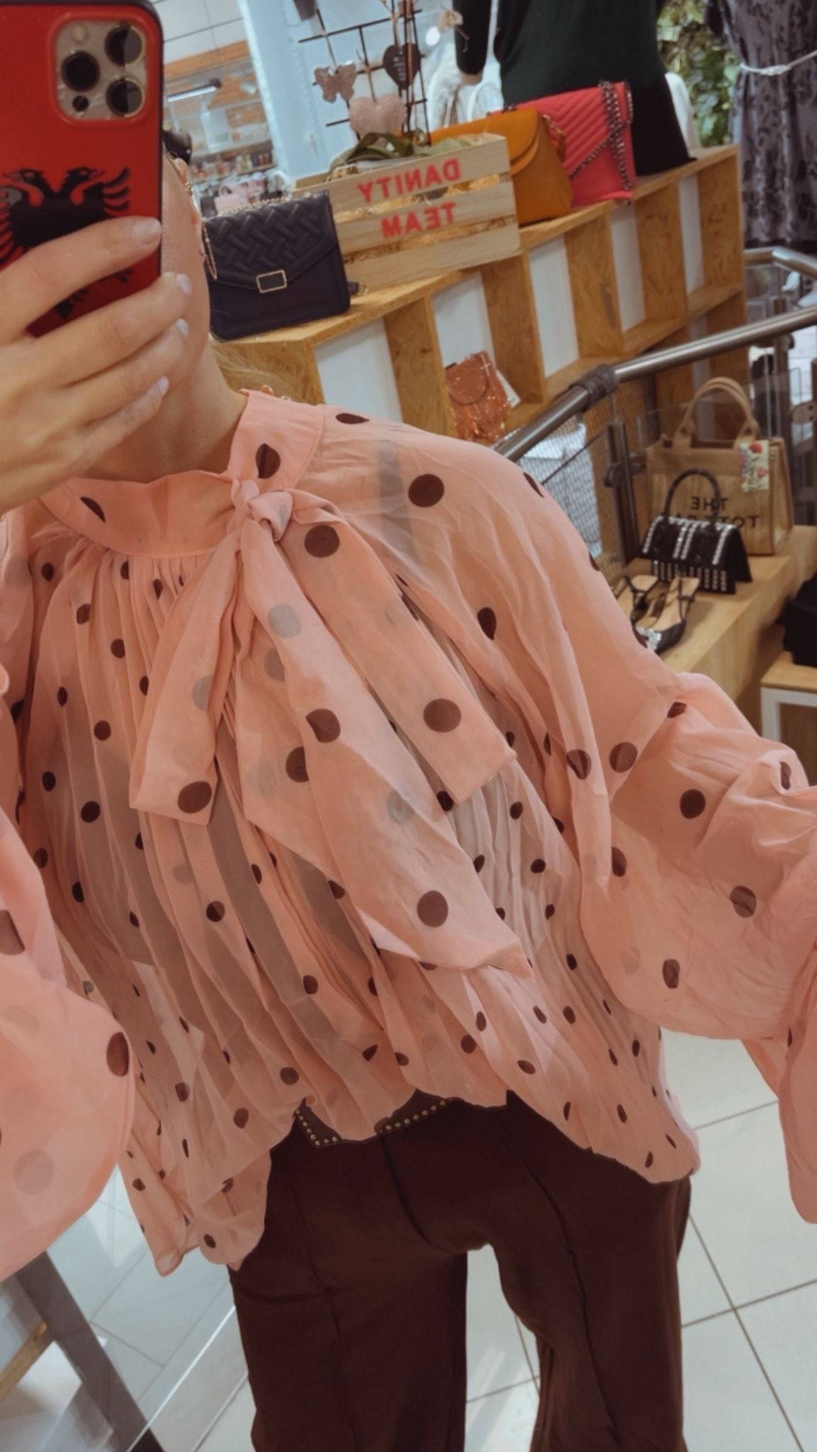 PÜNKTCHEN BLUSE TAMARA