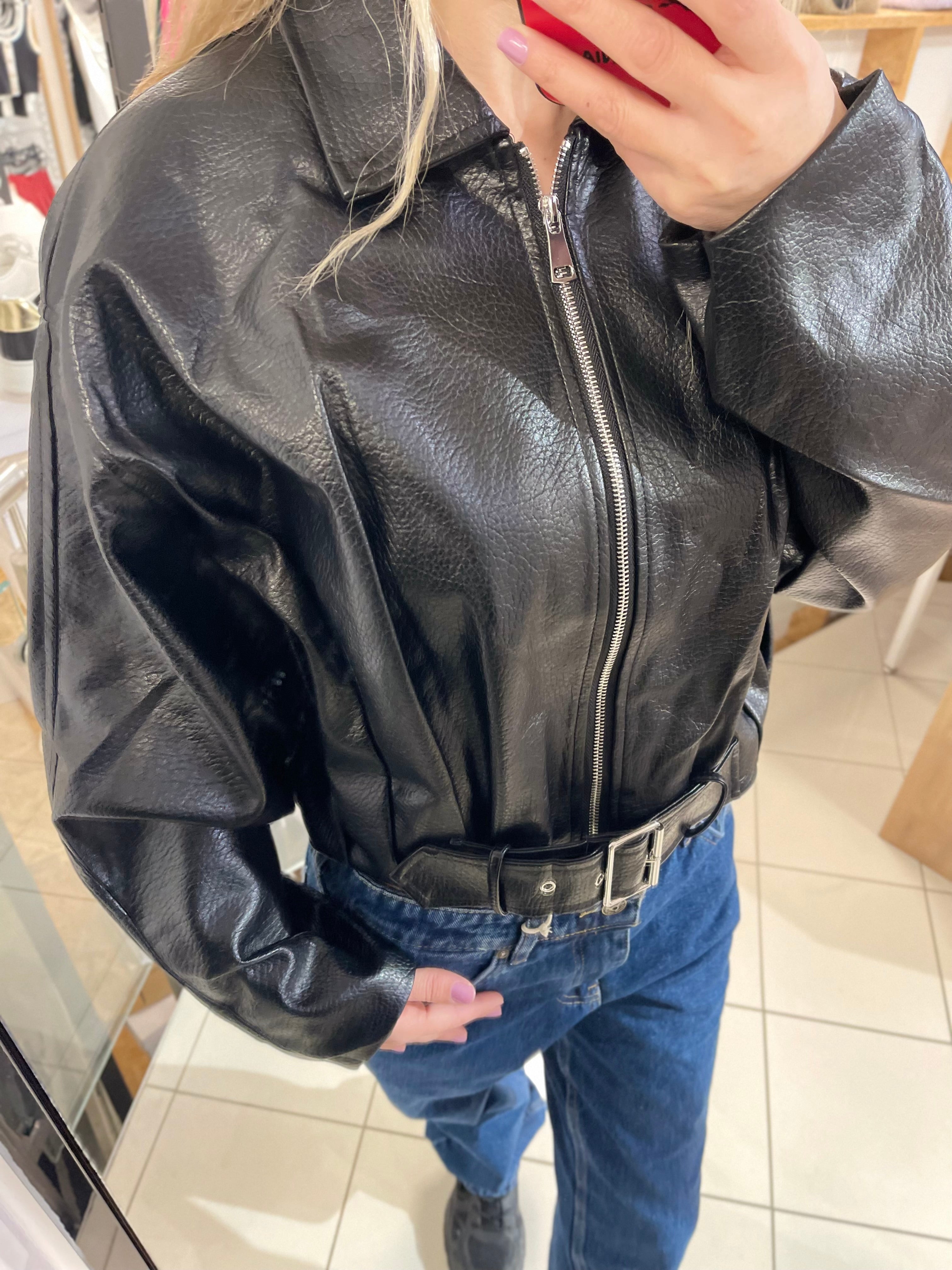 CARMEN LEDERJACKE AUS PU