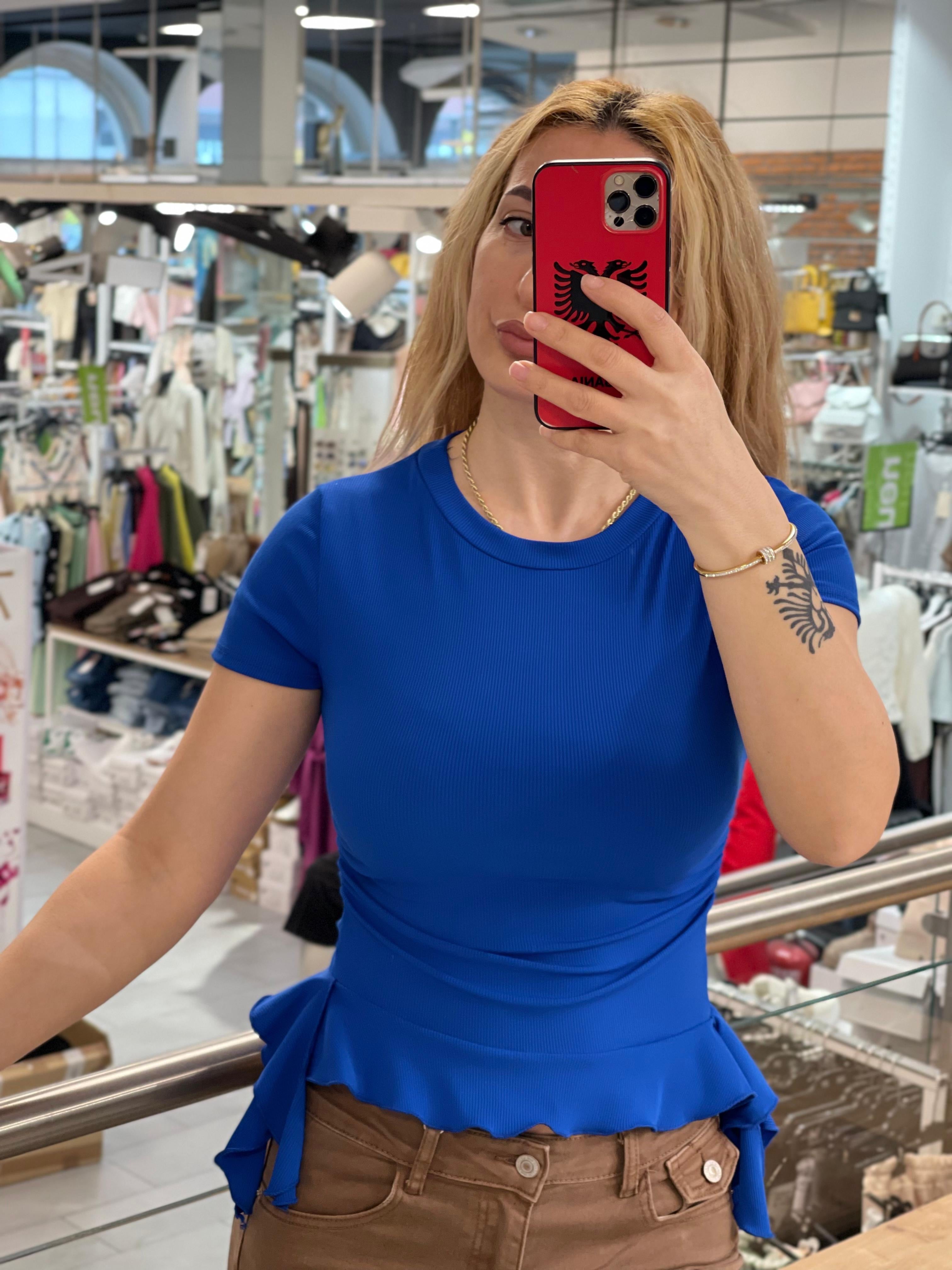 Shirt Zeinab mit Rüschchen