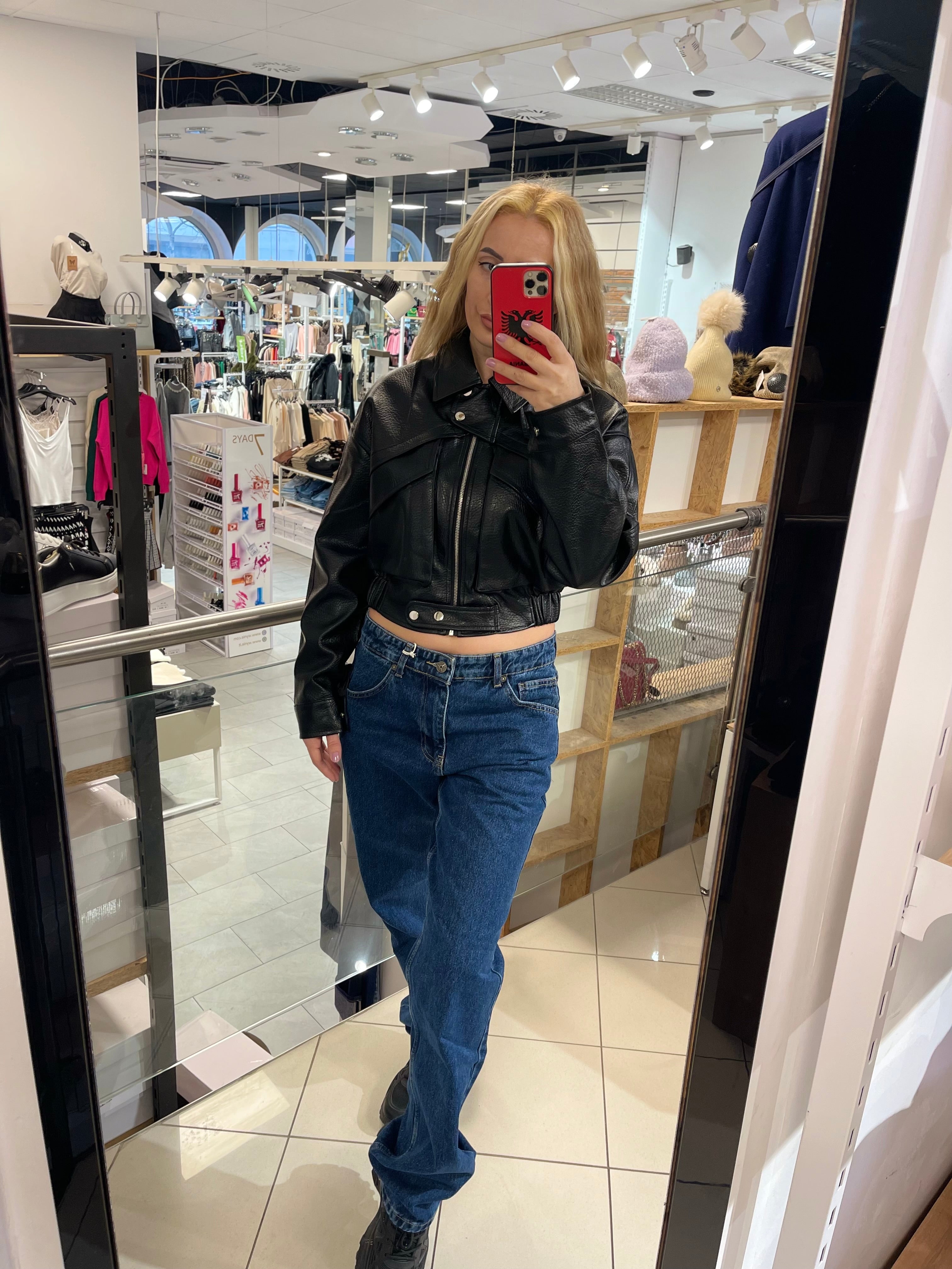 JACKY LEDERJACKE AUS PU