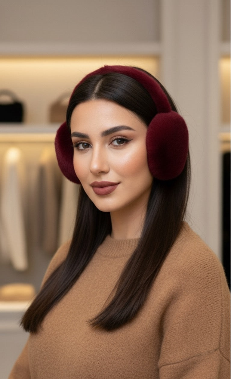 Kunstfell Ohrwärmer