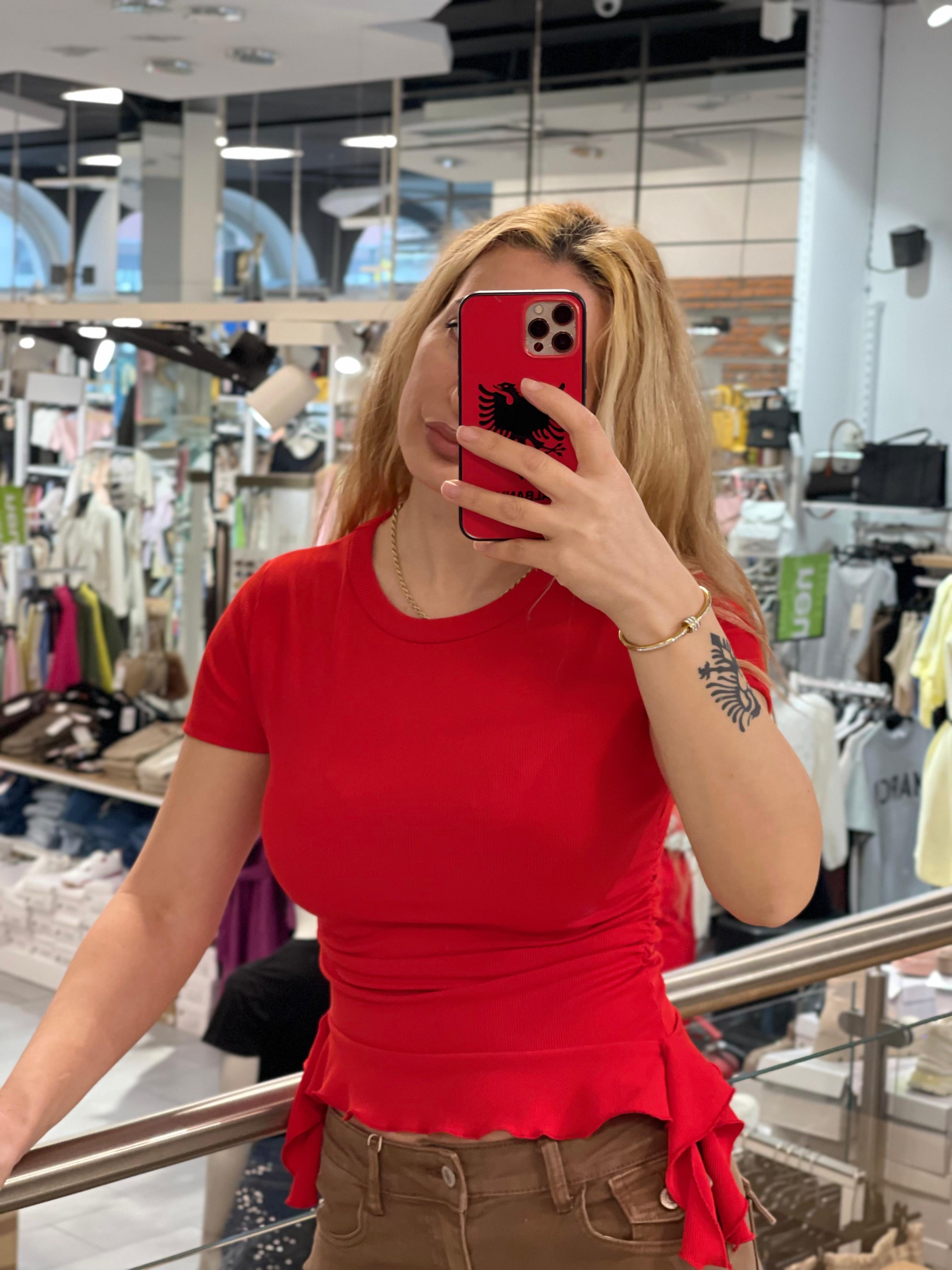 Shirt Zeinab mit Rüschchen