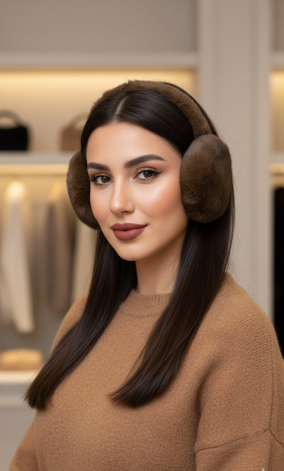 Kunstfell Ohrwärmer