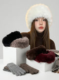 Luxuriöses Damen Kunstfell-Stirnband (Faux Fur Headband) – Flauschiger Ohrenwärmer