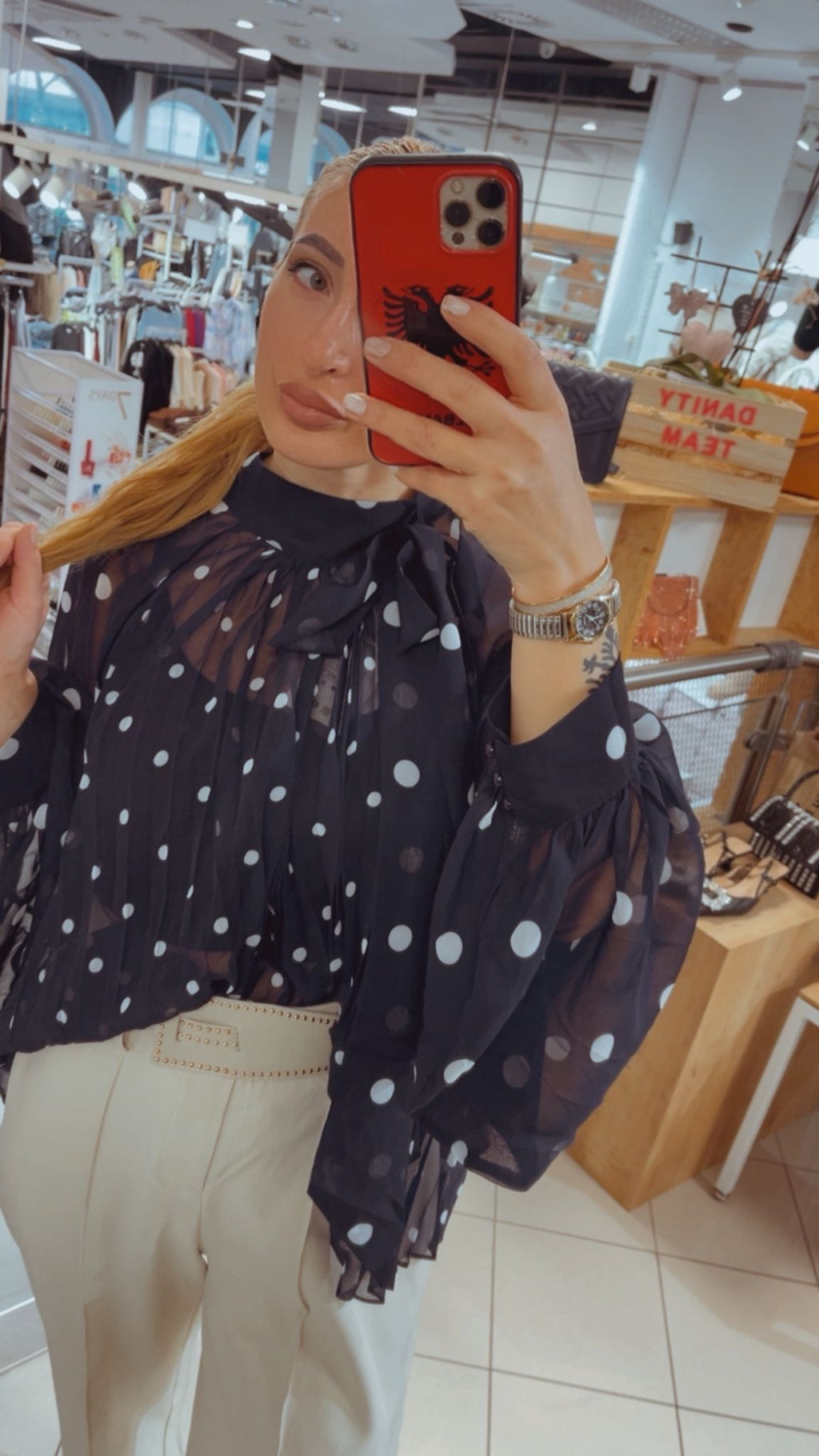 PÜNKTCHEN BLUSE TAMARA