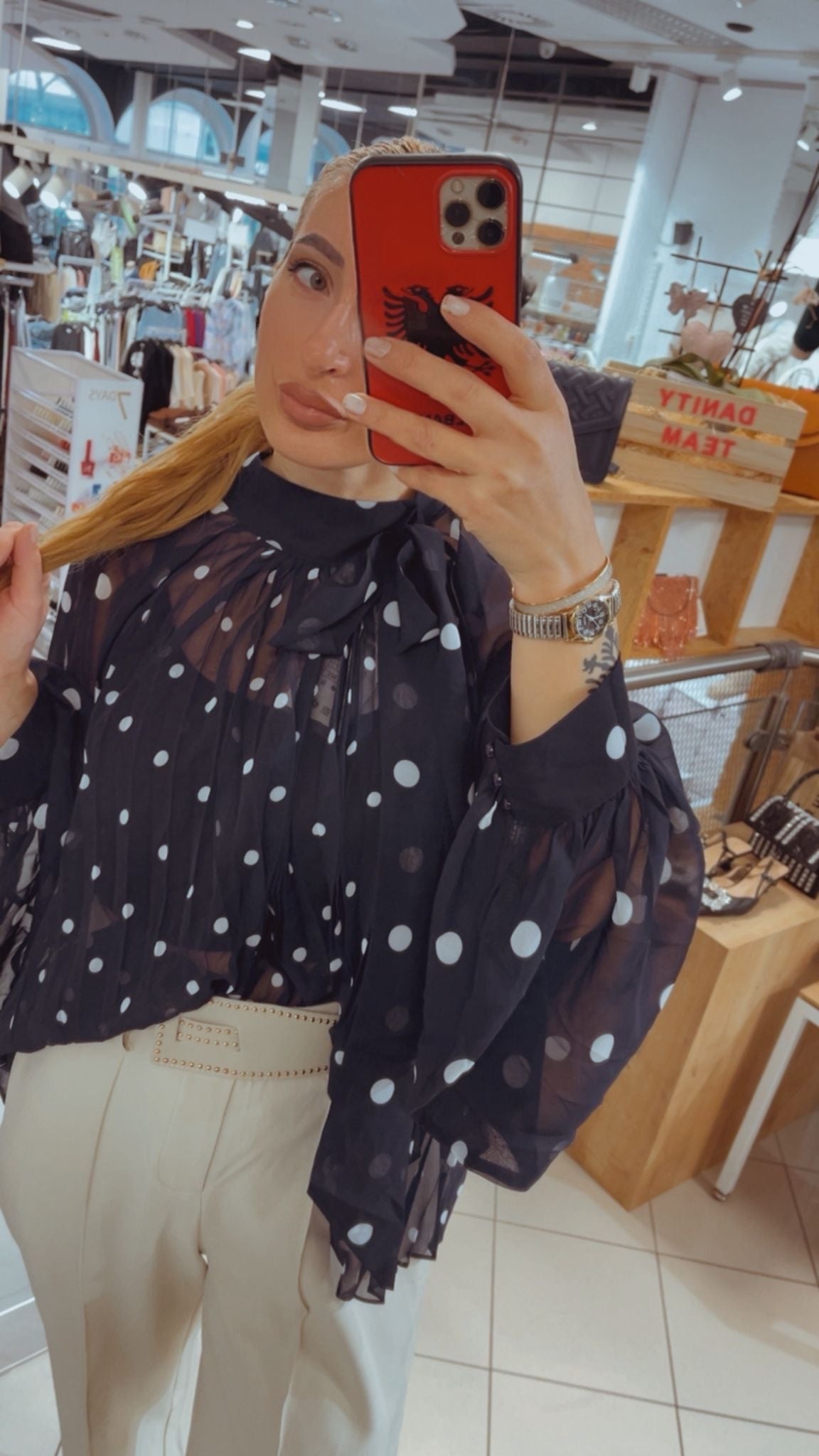 PÜNKTCHEN BLUSE TAMARA