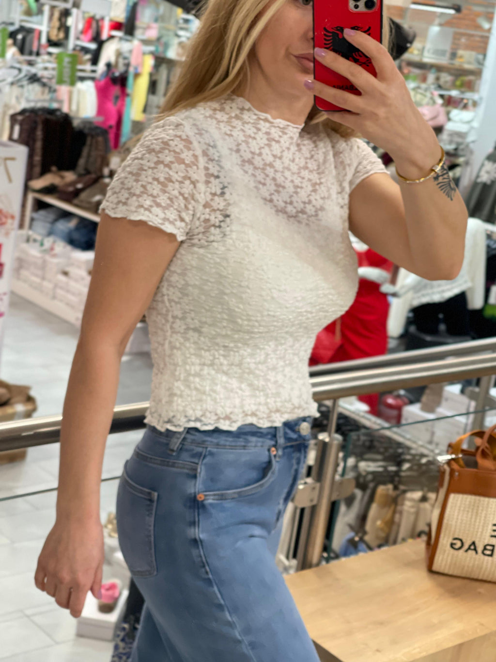 Spitzen Shirt Eva