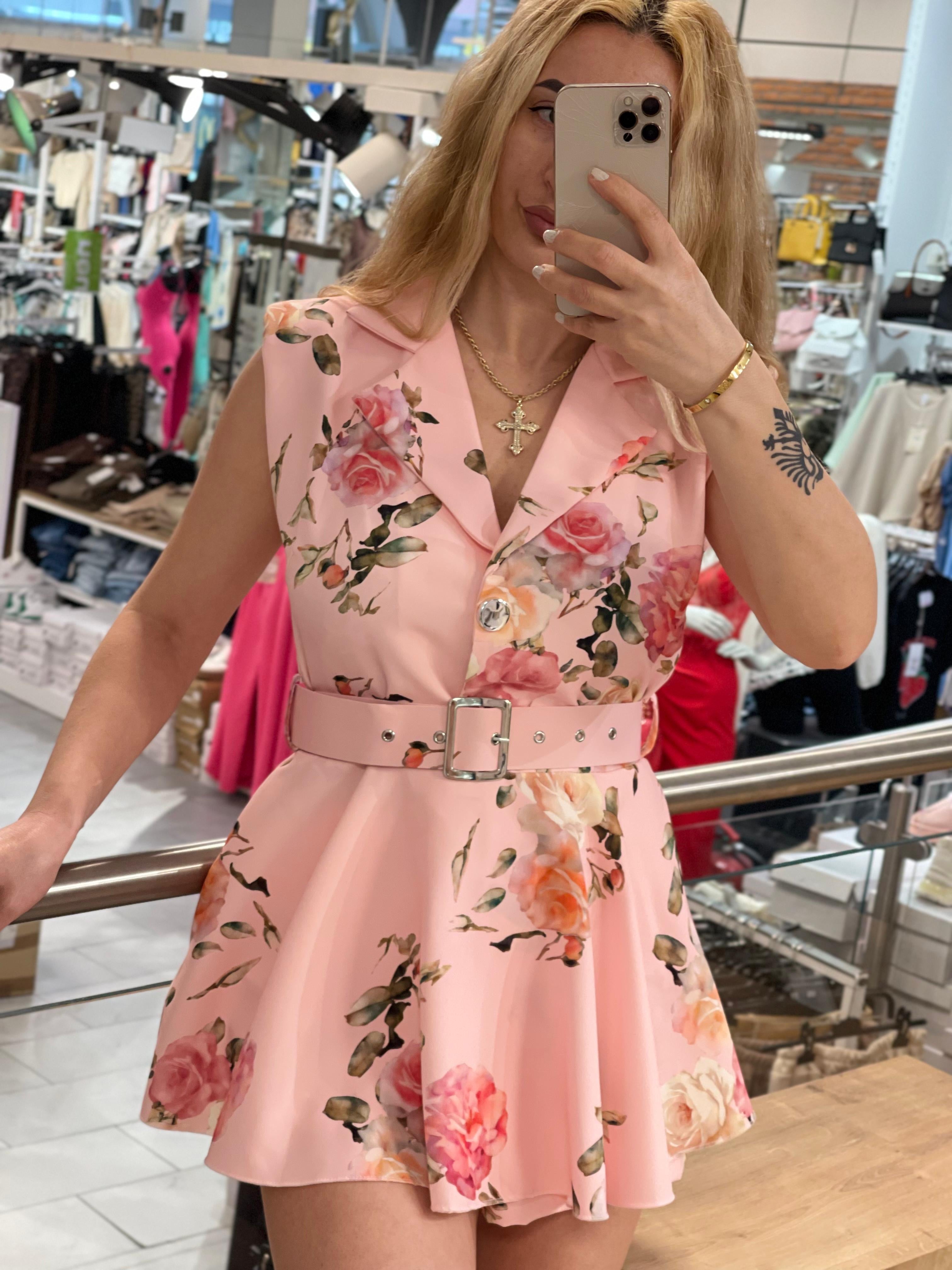 Vestido / peto floral Bella Italia