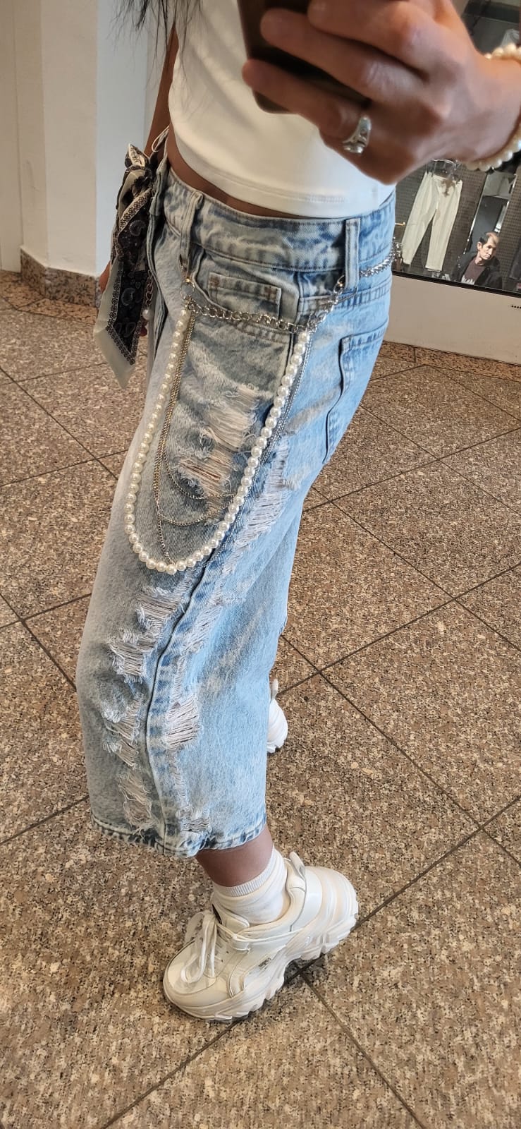 Baggy Bermuda Jeans Alina