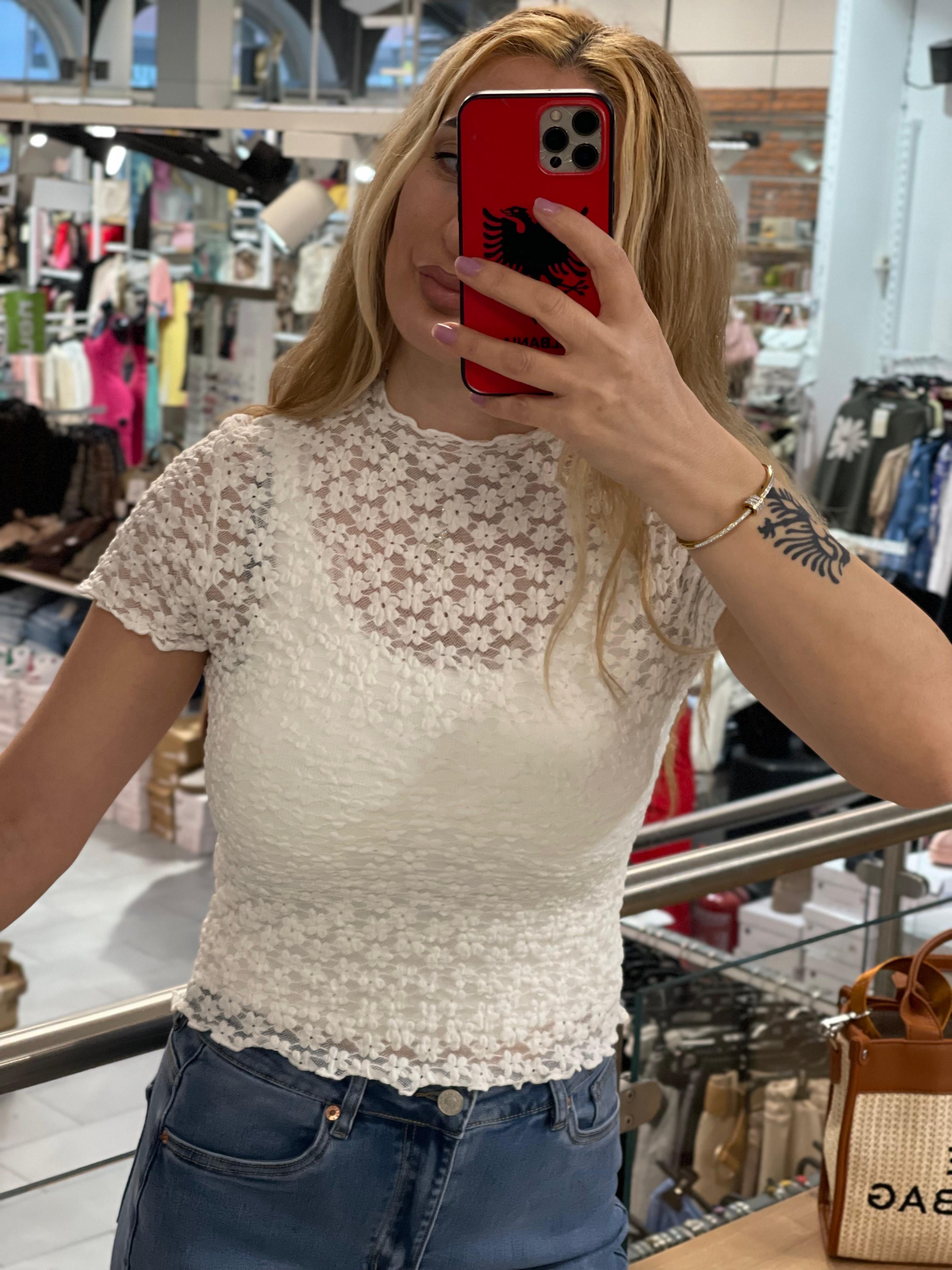 Spitzen Shirt Eva