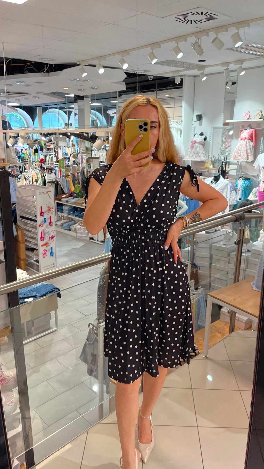 Pünktchen Kleid Silvia