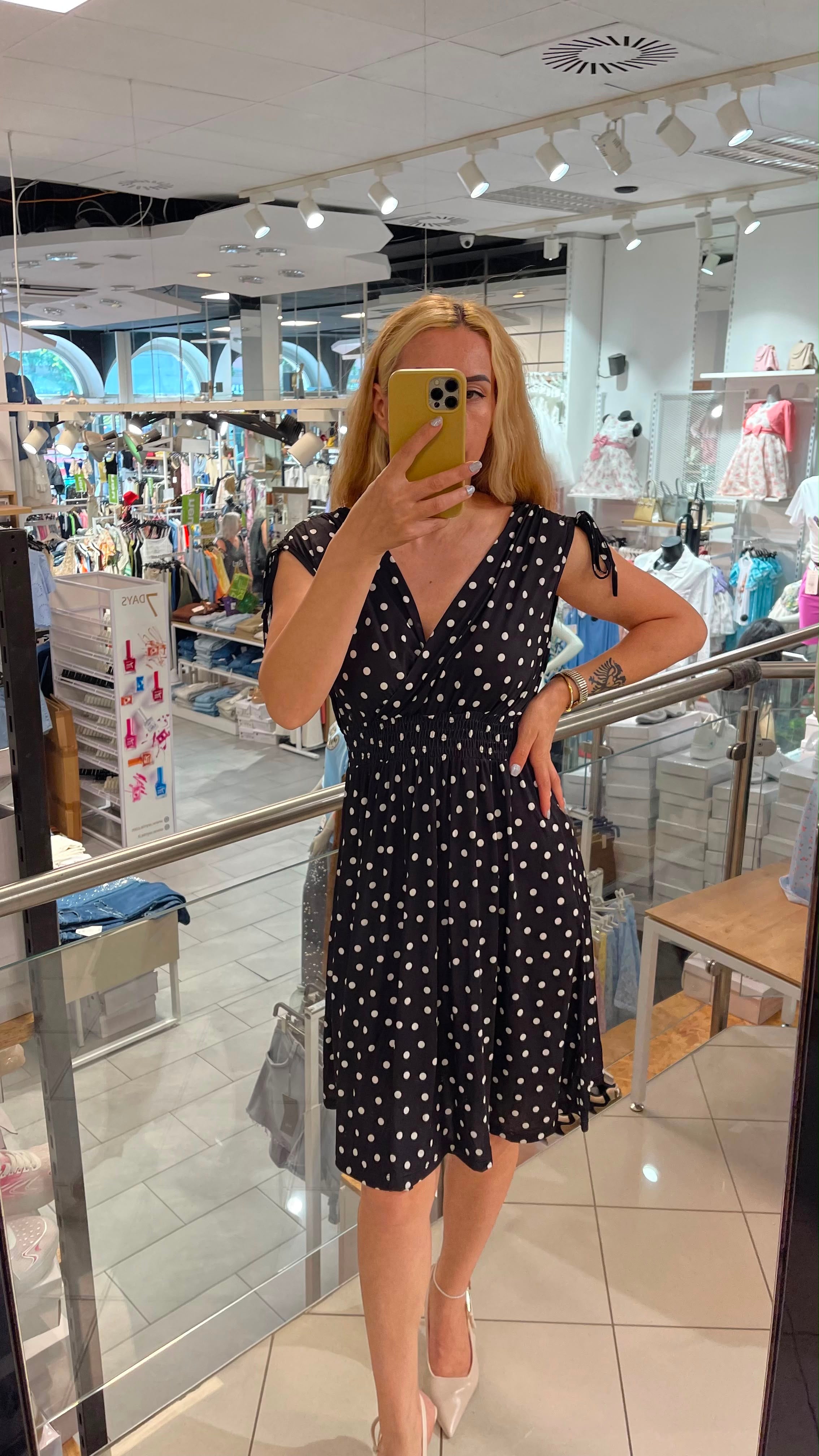 Pünktchen Kleid Silvia