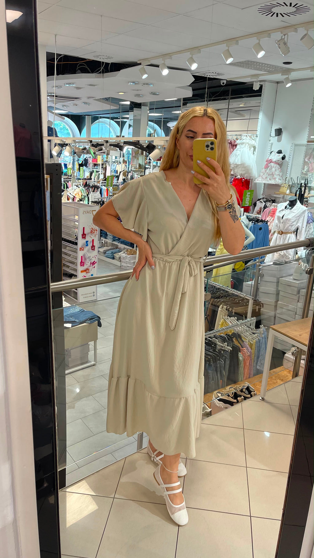 Maxi Volante Kleid Gabriela