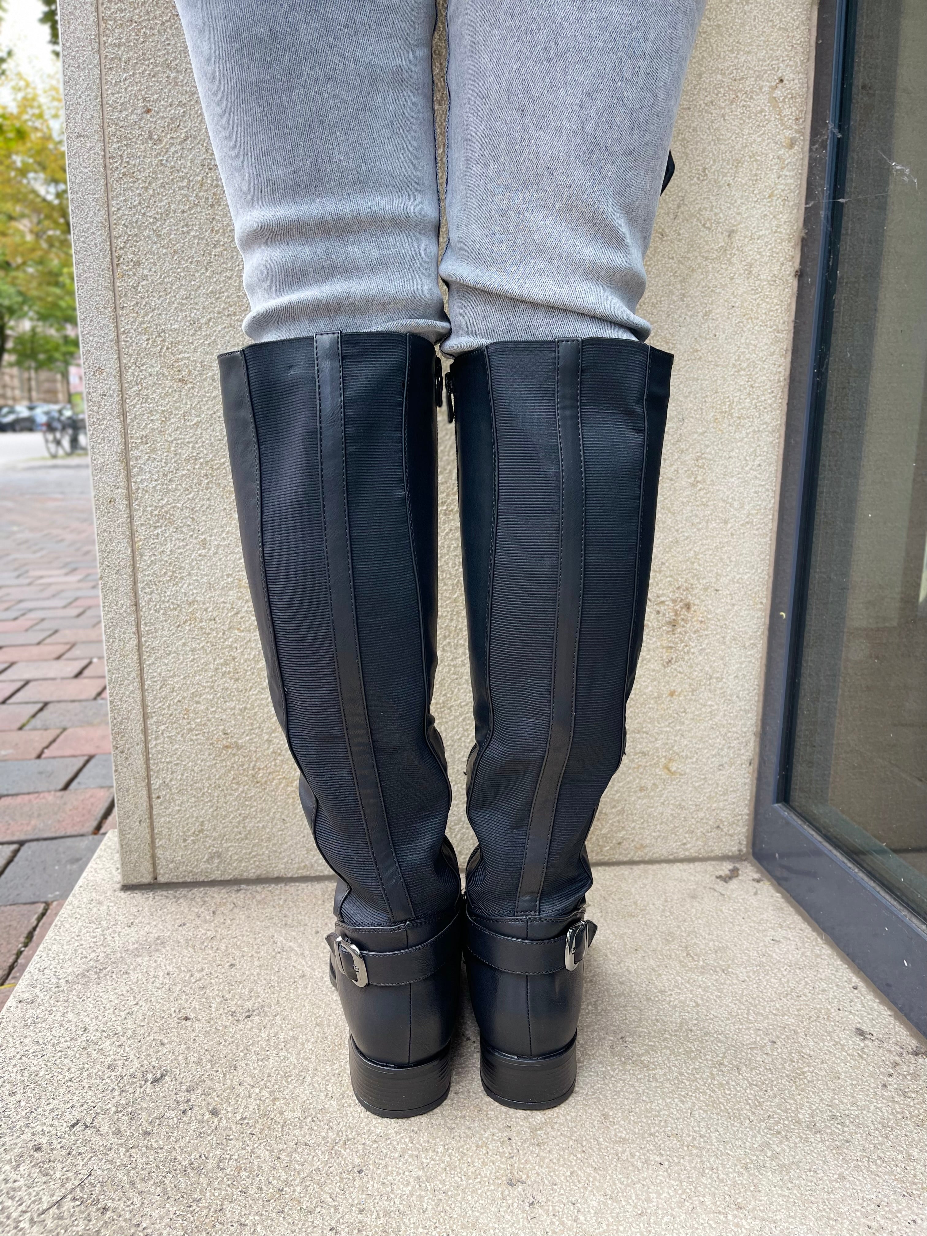 REITERSTIL STIEFEL IN SCHWARZ