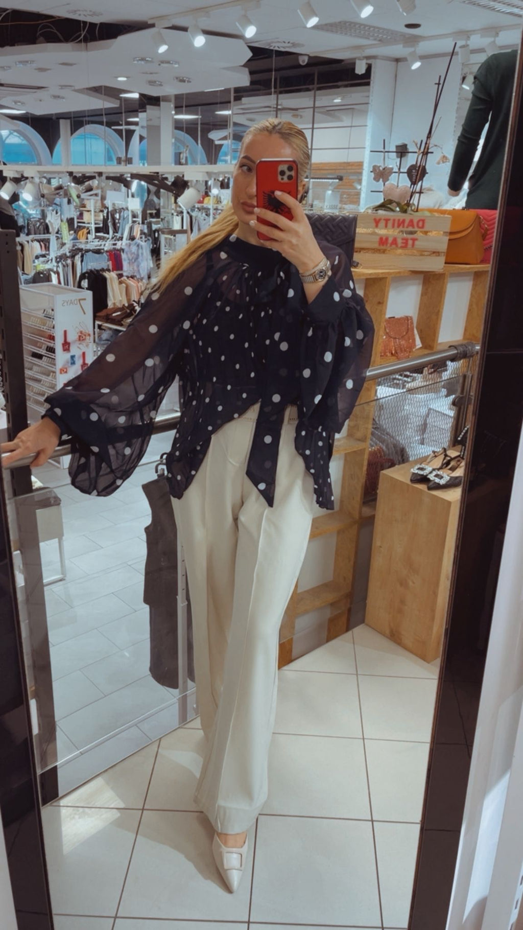 PÜNKTCHEN BLUSE TAMARA