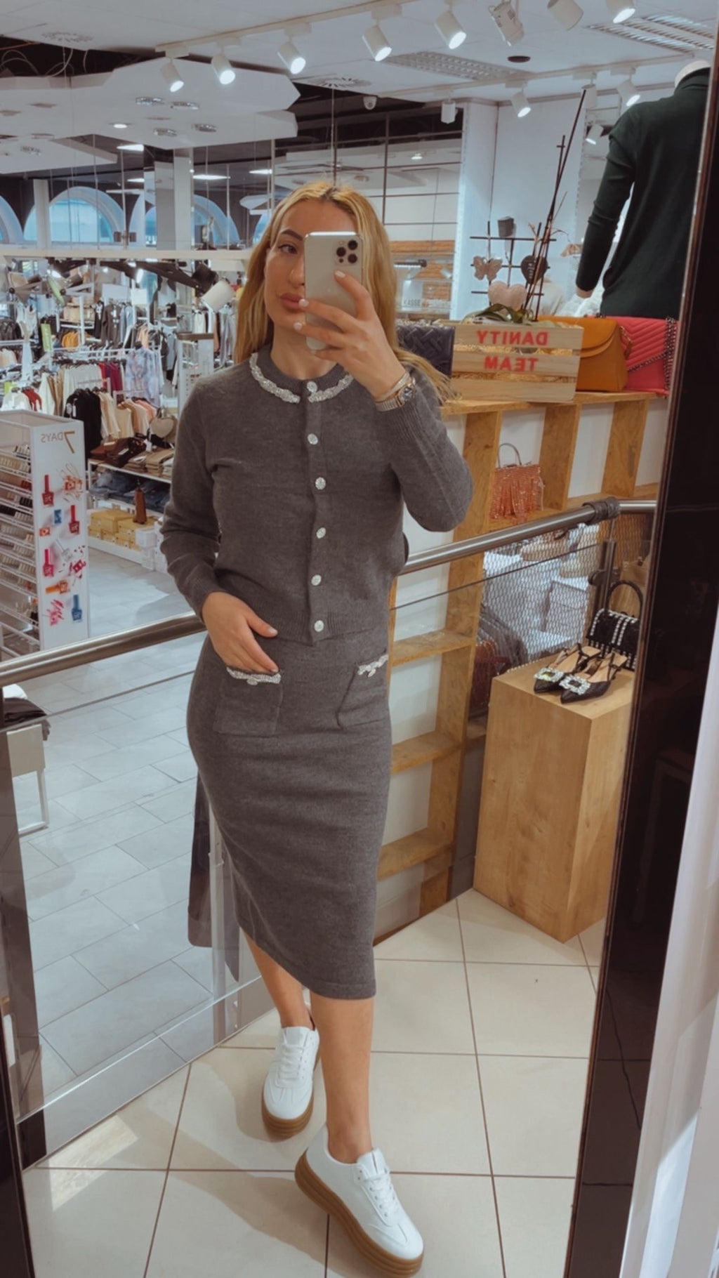 ZWEITEILER FEINSTRICK SET