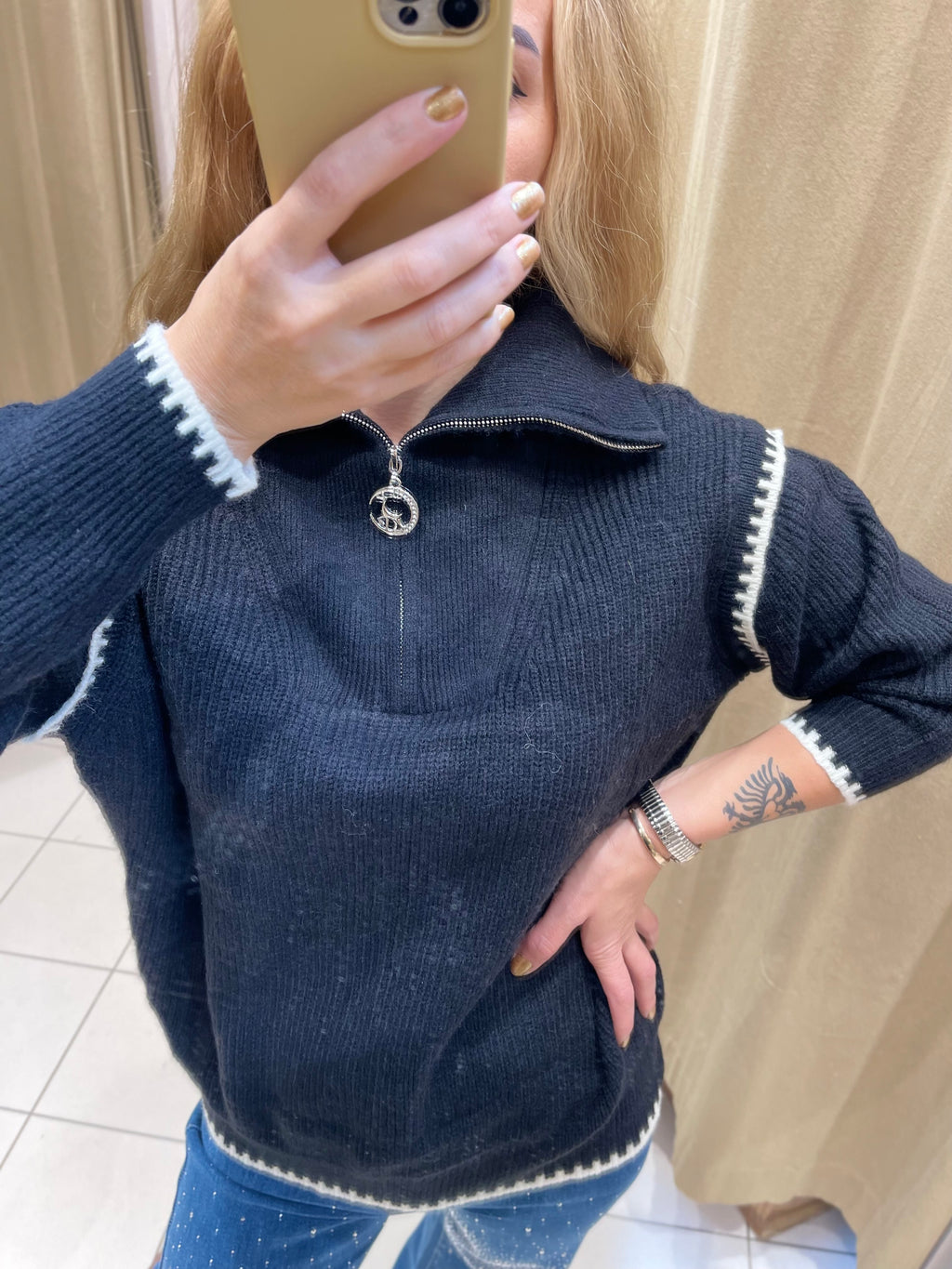 PULLOVER RIMA SCHWARZ