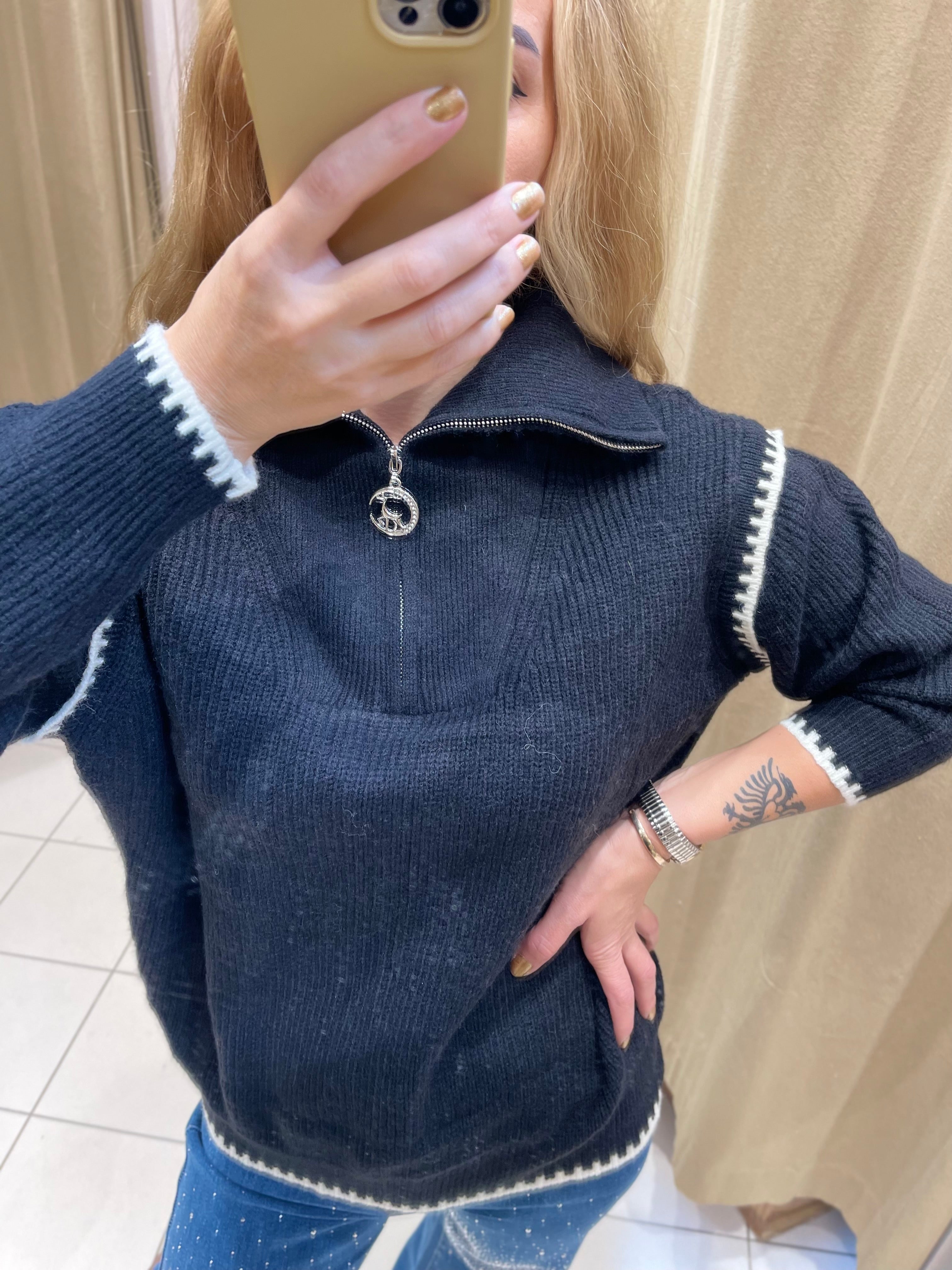 PULLOVER RIMA SCHWARZ